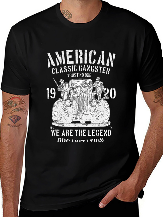 American Classic Gangster T-Shirt - 1920s Style