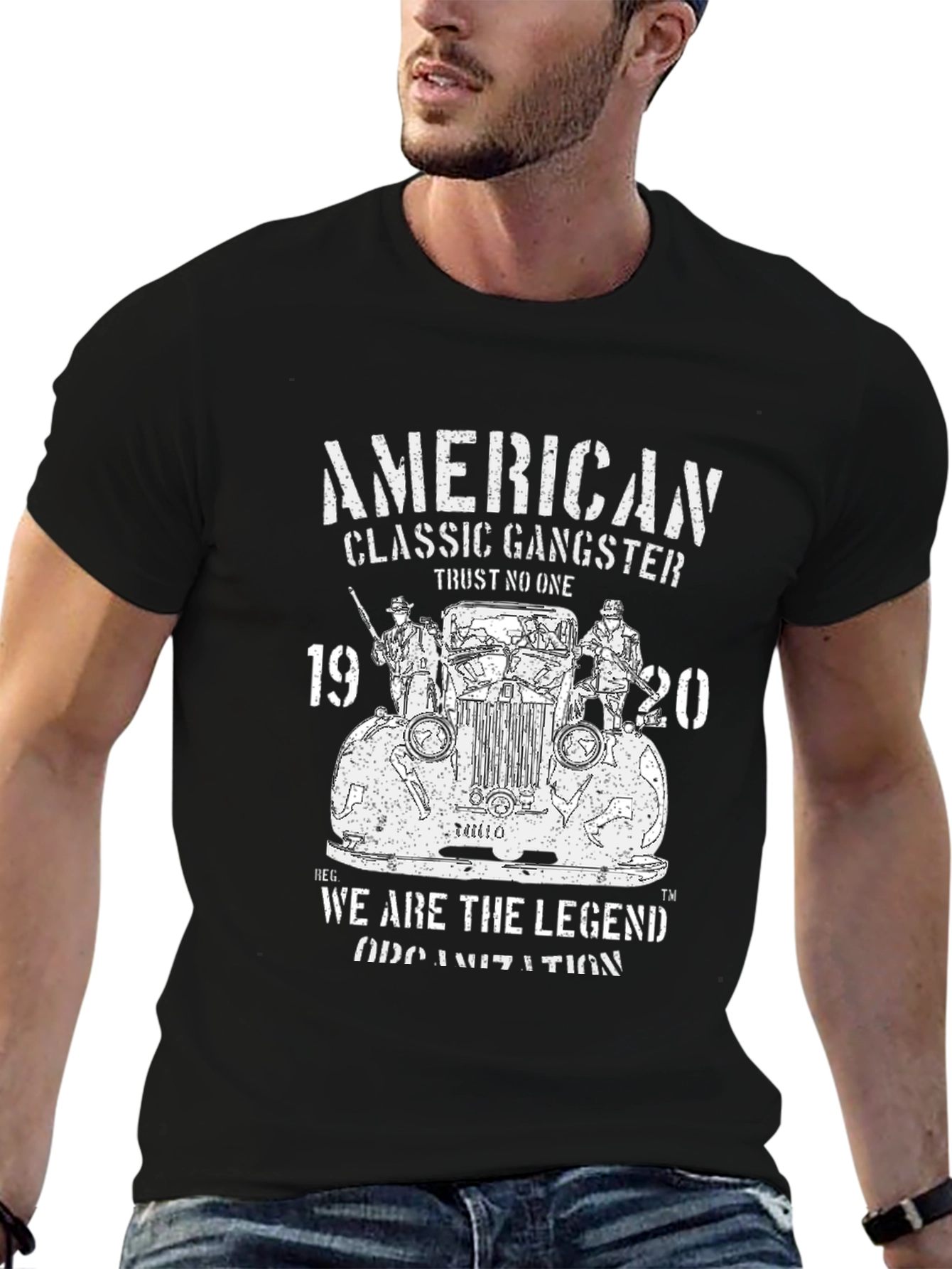 American Classic Gangster T-Shirt - 1920s Style