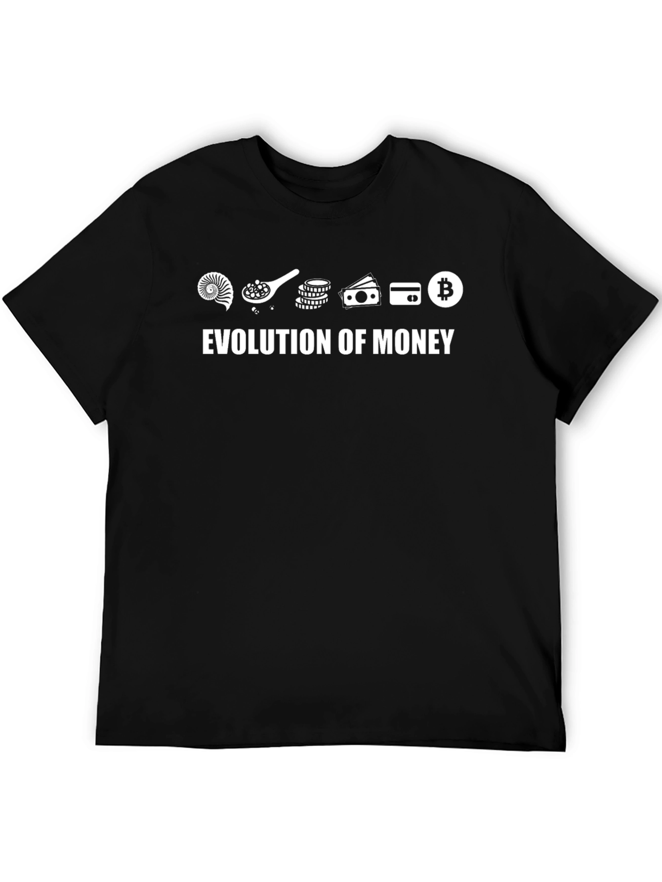 Evolution of Money T-Shirt | Crypto Bitcoin Tee