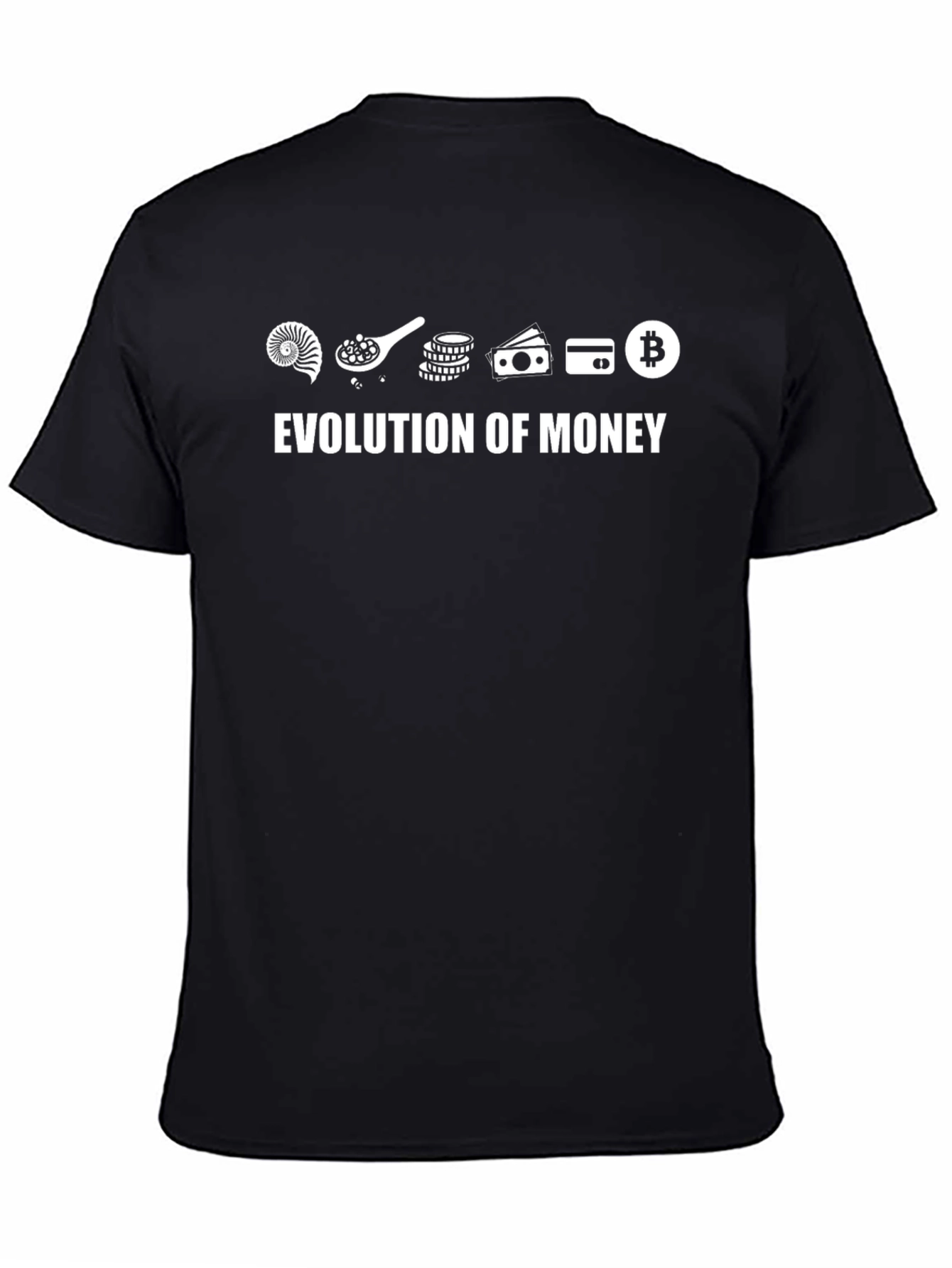 Evolution of Money T-Shirt | Crypto Bitcoin Tee