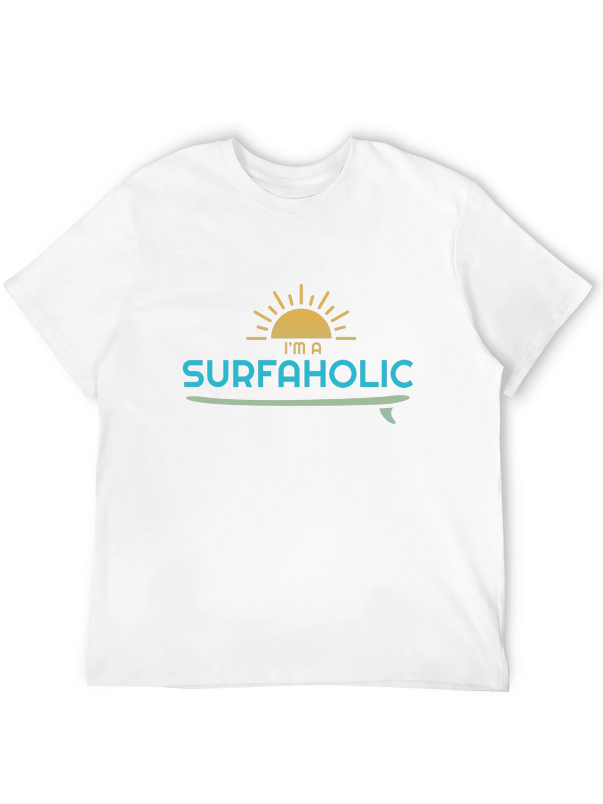 Surfaholic Graphic T-Shirt - Black