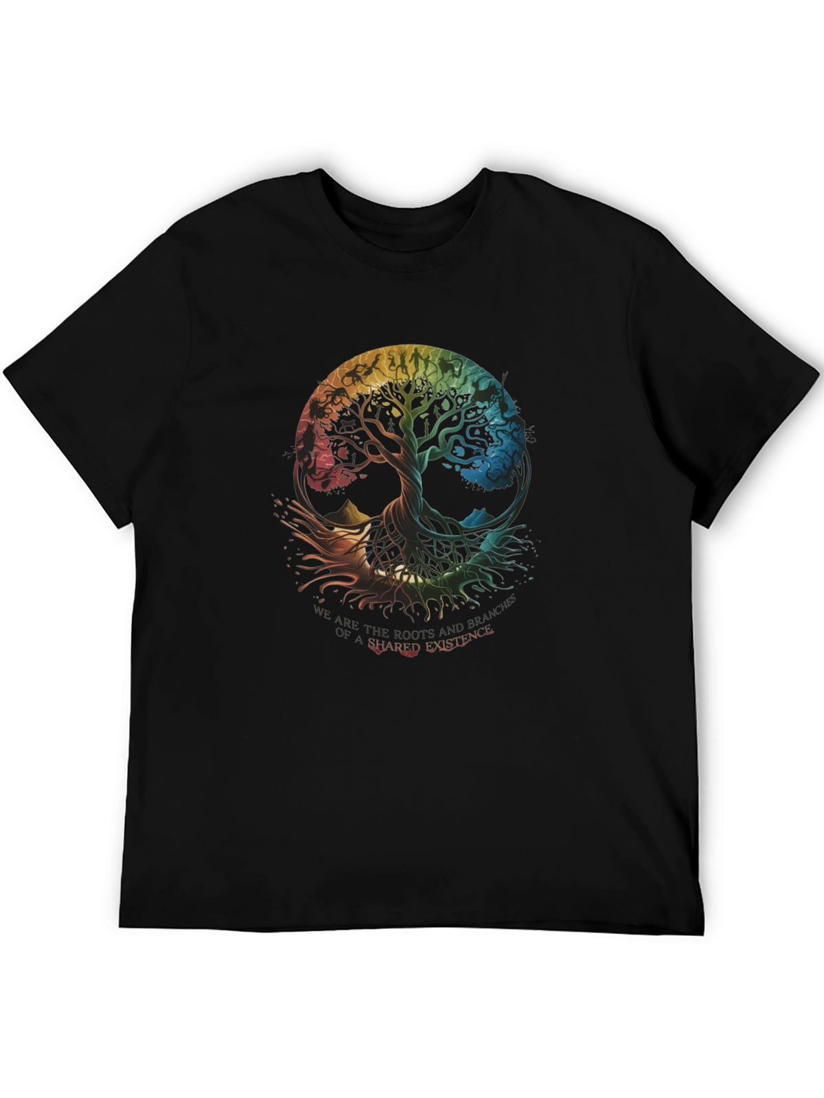 Shared Existence Tree Graphic T-Shirt