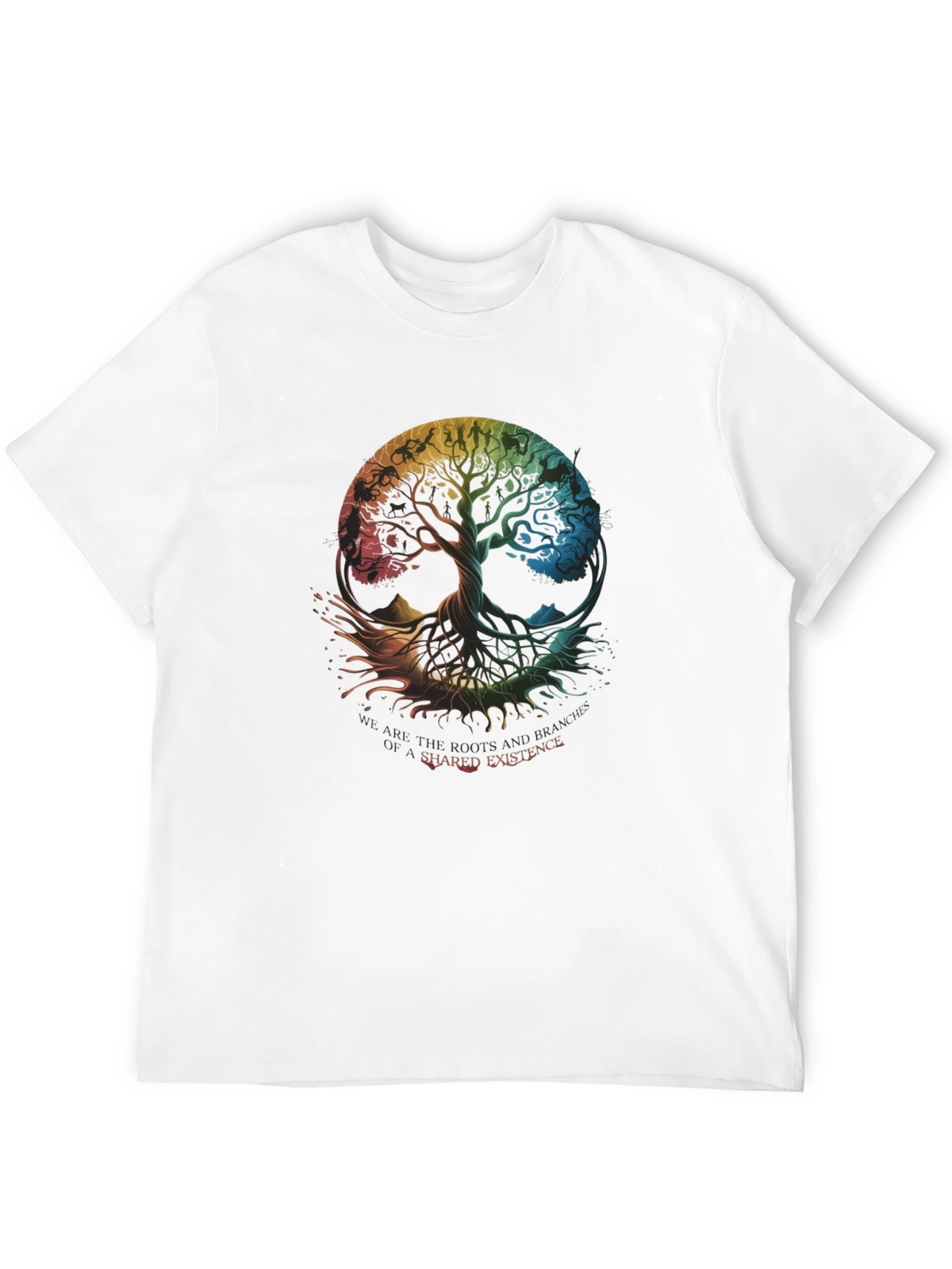 Shared Existence Tree Graphic T-Shirt