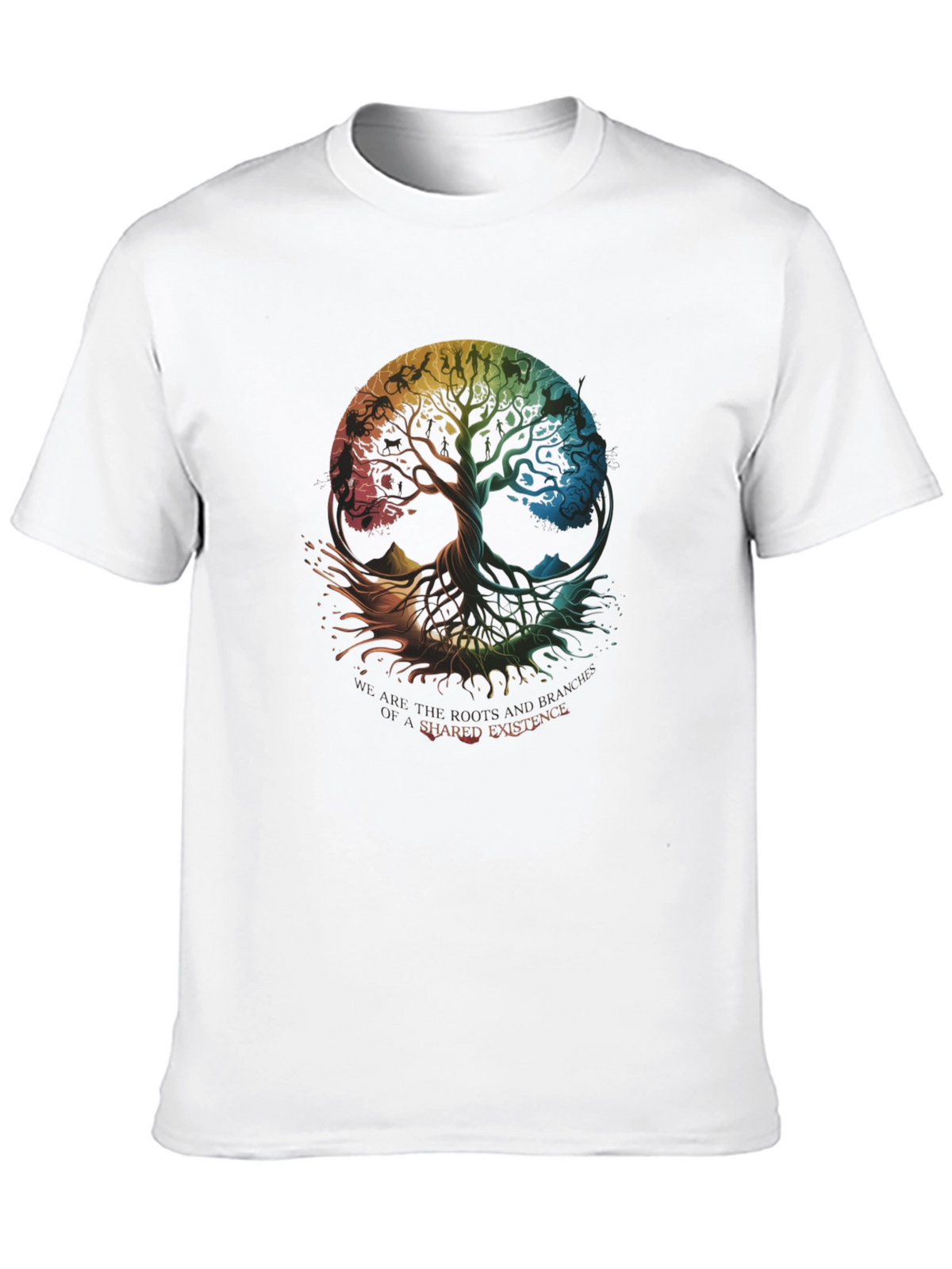 Shared Existence Tree Graphic T-Shirt