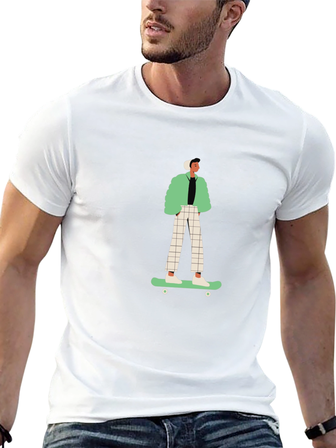 Cool Skater Graphic Tee