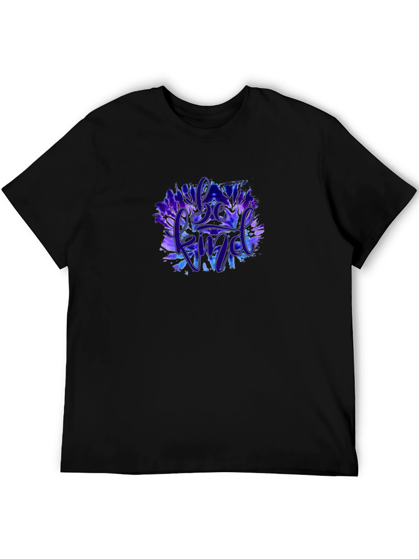 Be Kind Graphic Tee - Black Cotton T-Shirt