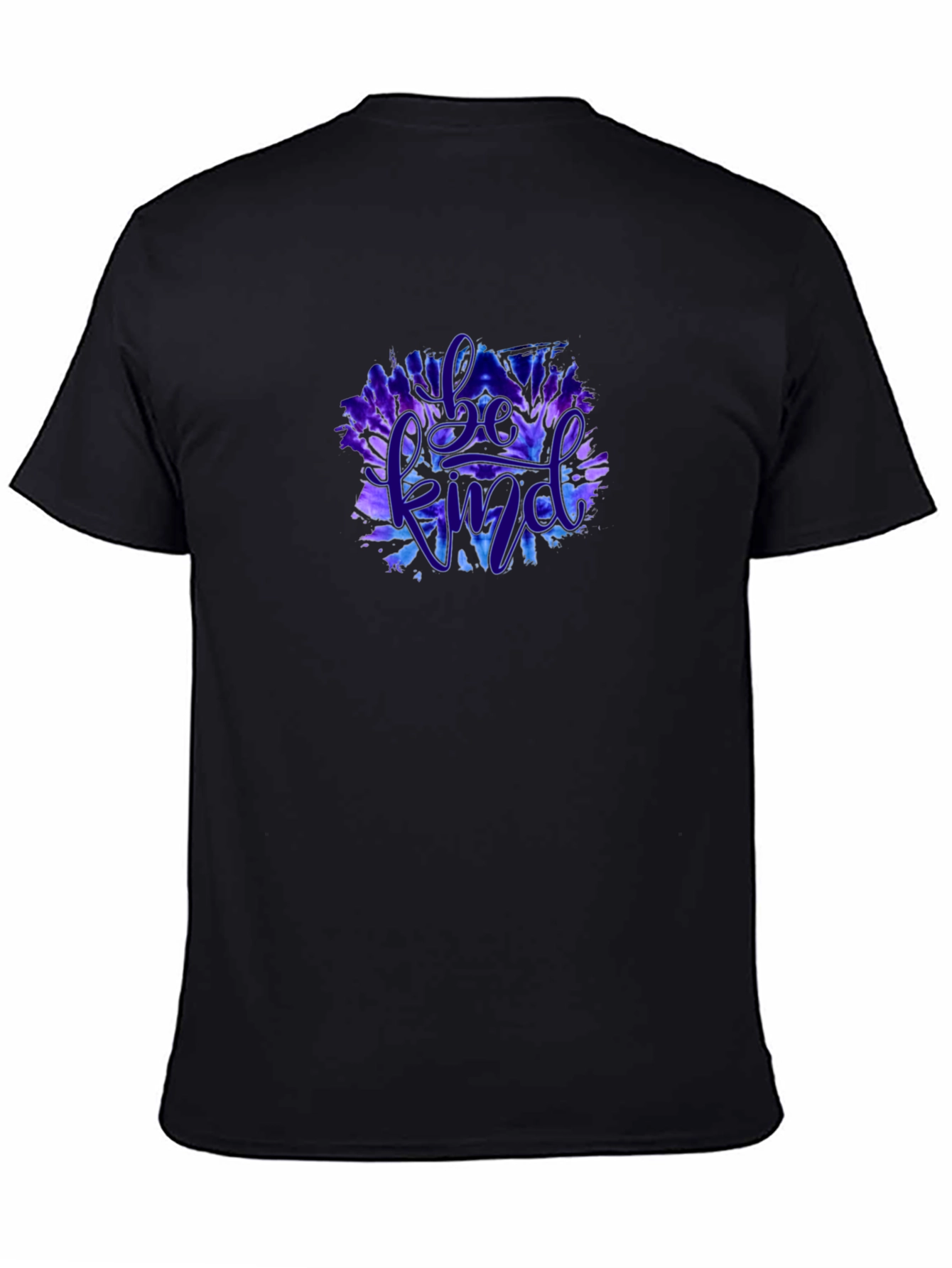 Be Kind Graphic Tee - Black Cotton T-Shirt