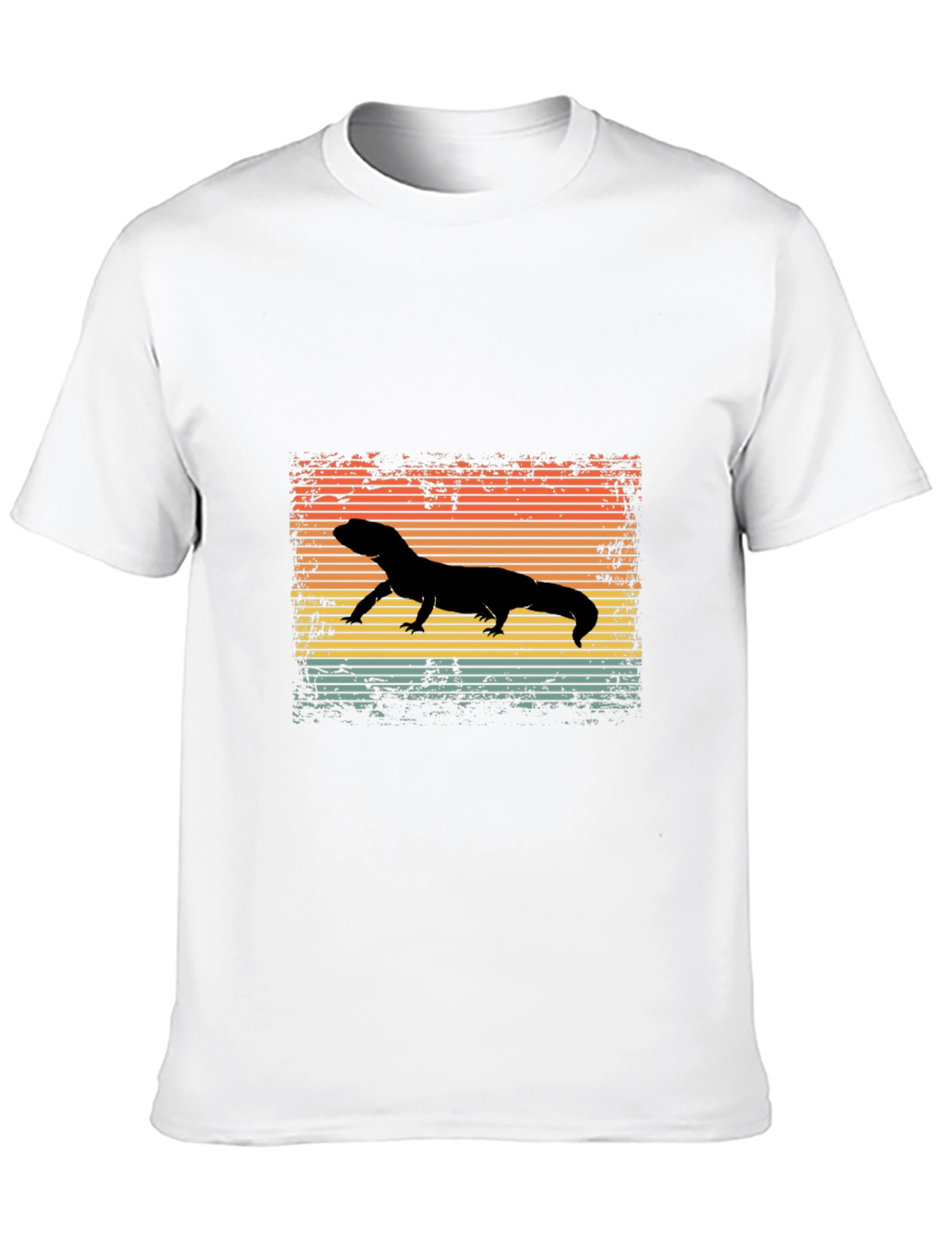 Retro Lizard Silhouette T-Shirt