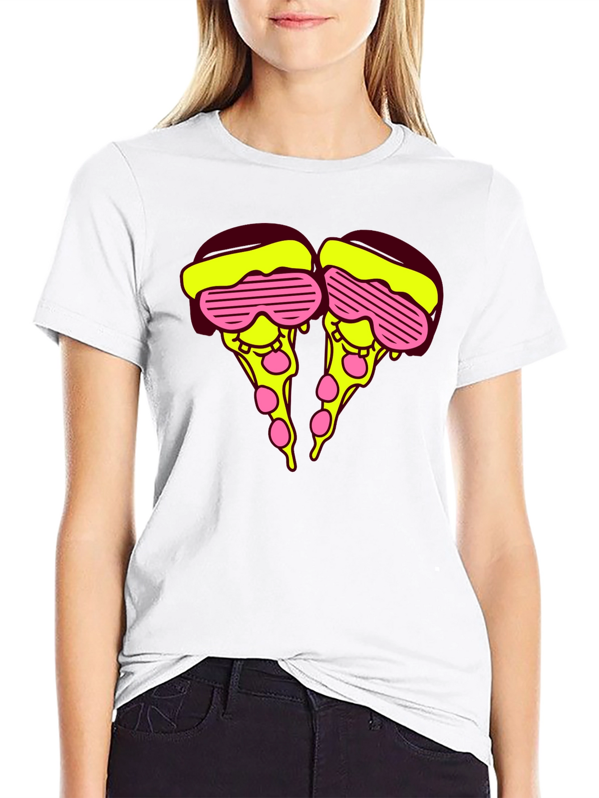 Funky Pizza Slice Graphic Tee - Unisex