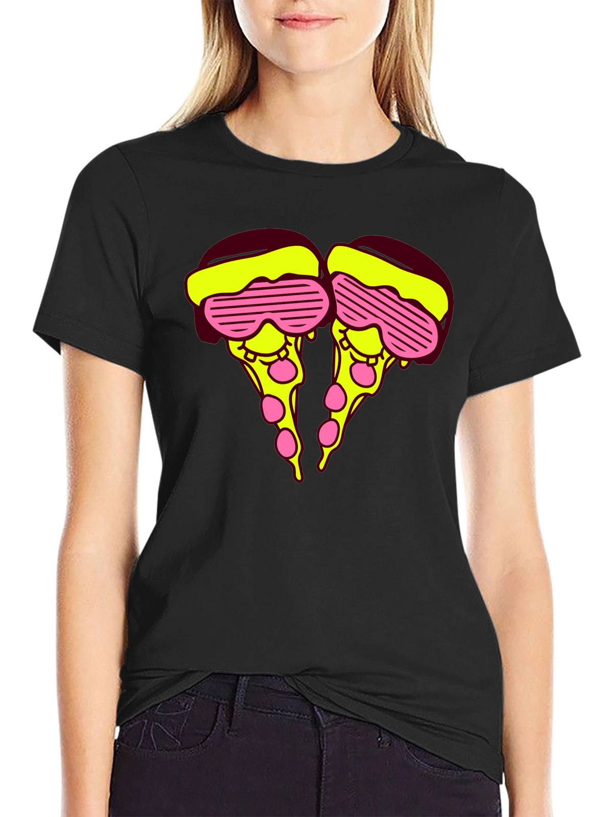 Funky Pizza Slice Graphic Tee - Unisex
