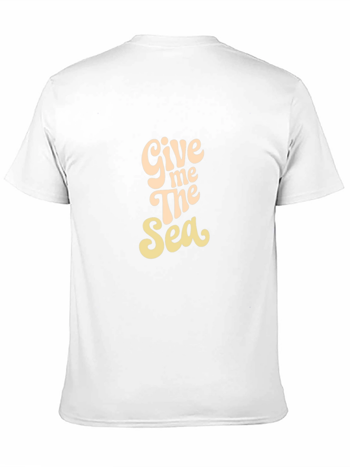 Give Me The Sea Graphic Black T-Shirt