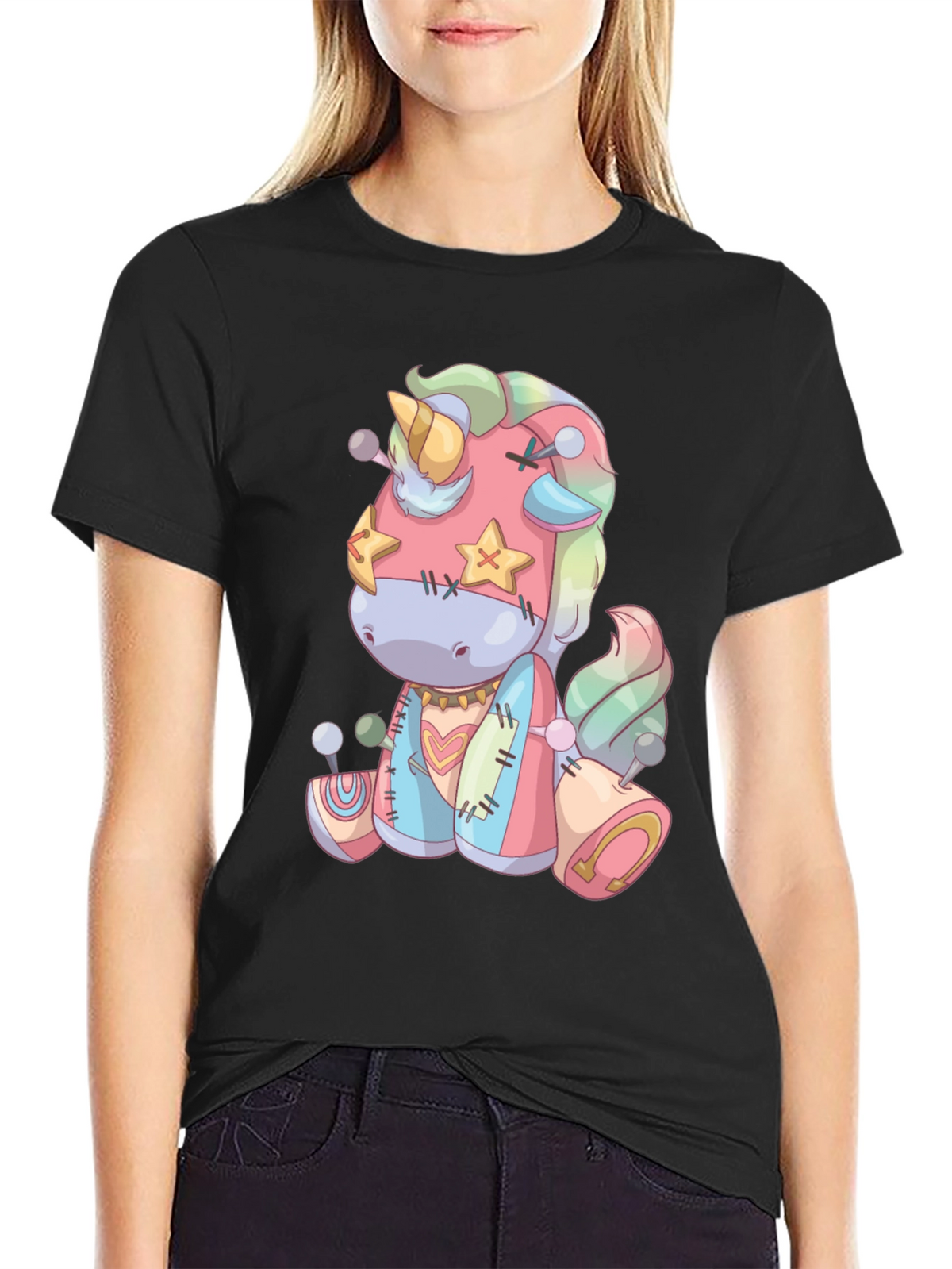 Unicorn Stuffed Animal Graphic Tee