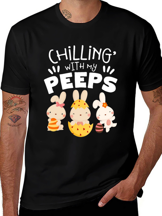 Chilling With My Peeps Easter T-Shirt