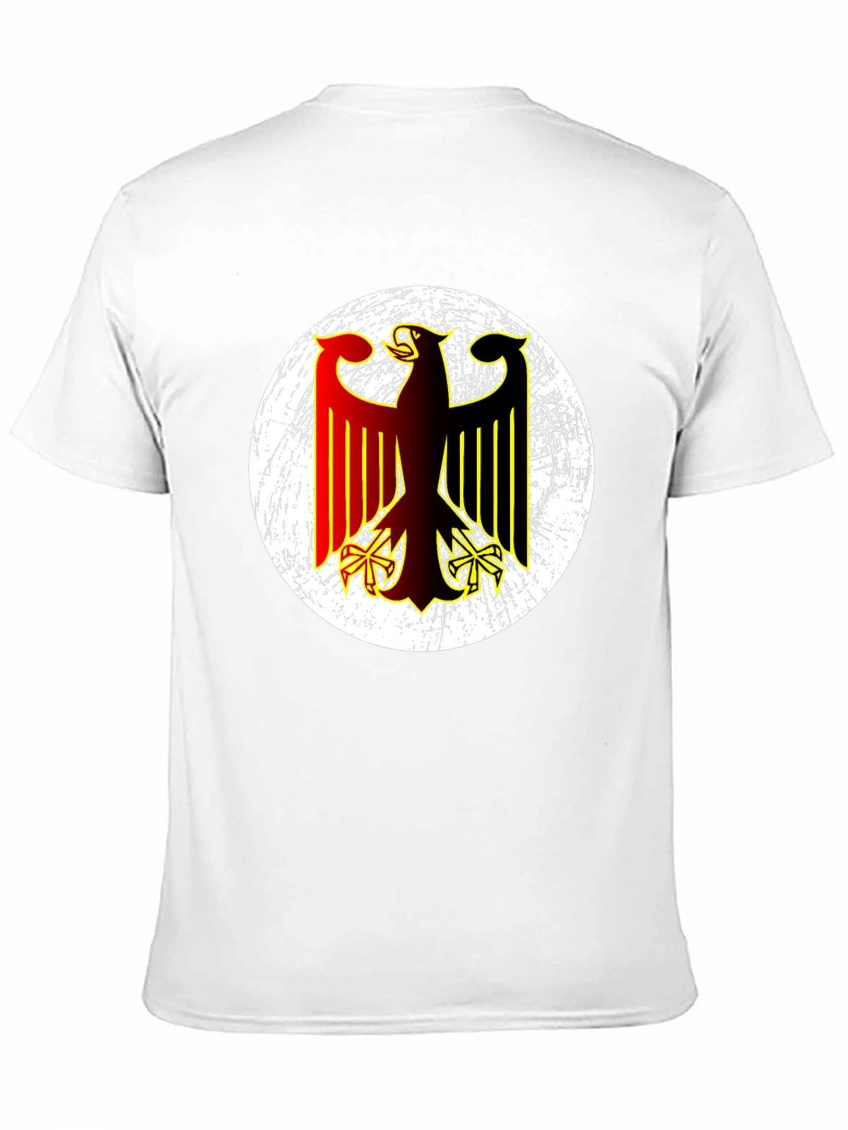 German Eagle Graphic T-Shirt - Black Cotton Tee