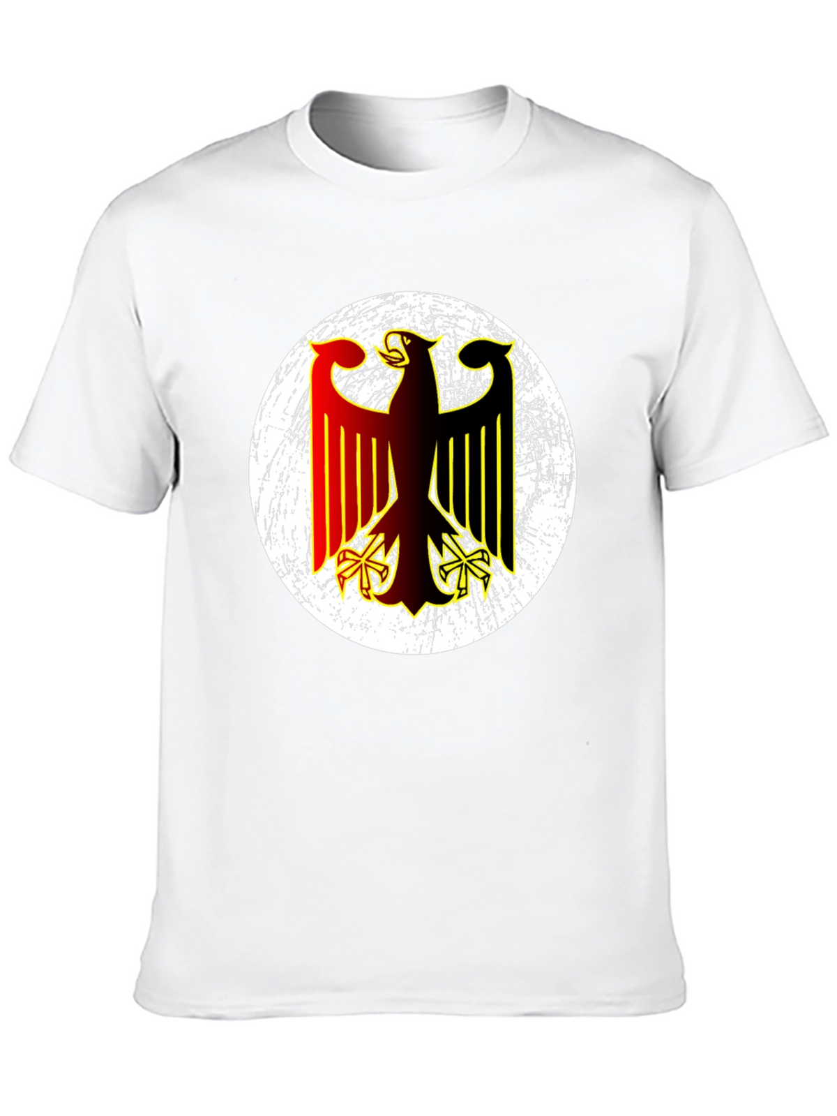 German Eagle Graphic T-Shirt - Black Cotton Tee