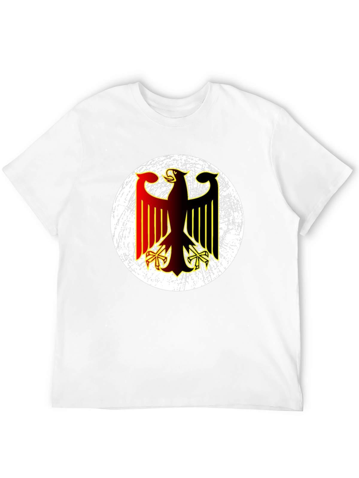 German Eagle Graphic T-Shirt - Black Cotton Tee