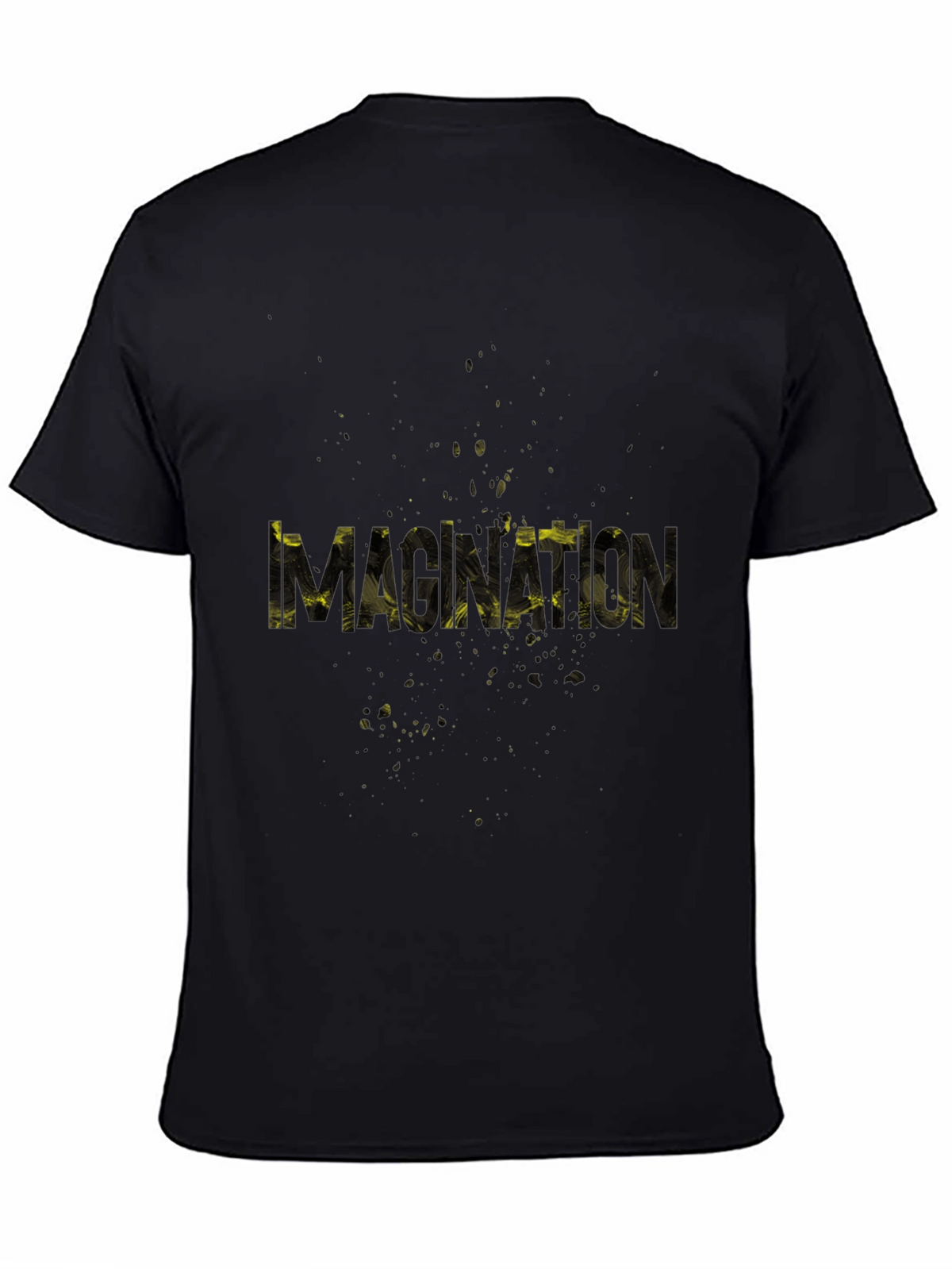 Monxton Mens Black Graphic Print T-Shirt
