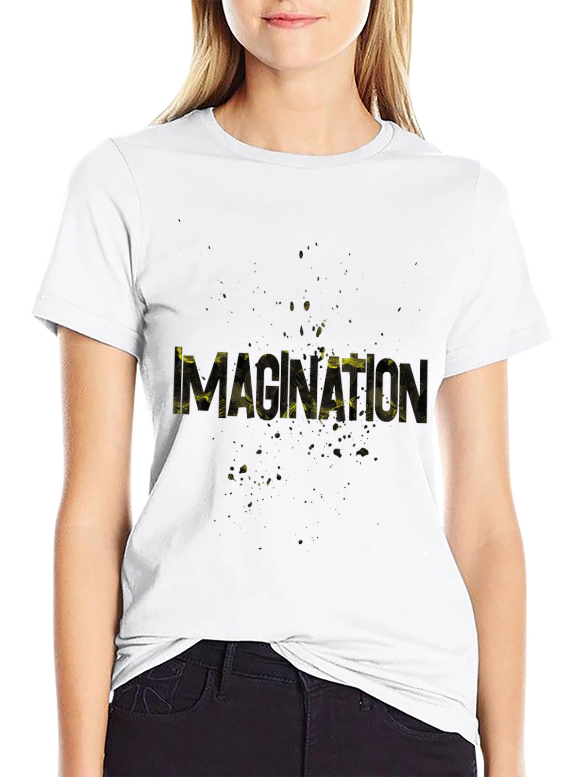 Monxton Mens Black Graphic Print T-Shirt