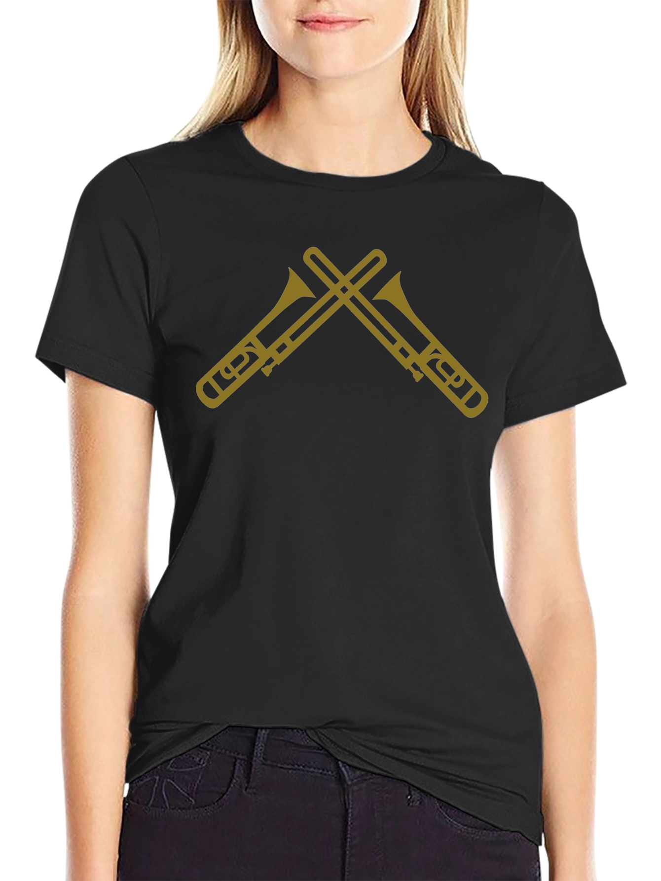 Trombone Graphic Tee - Musicians T-Shirt