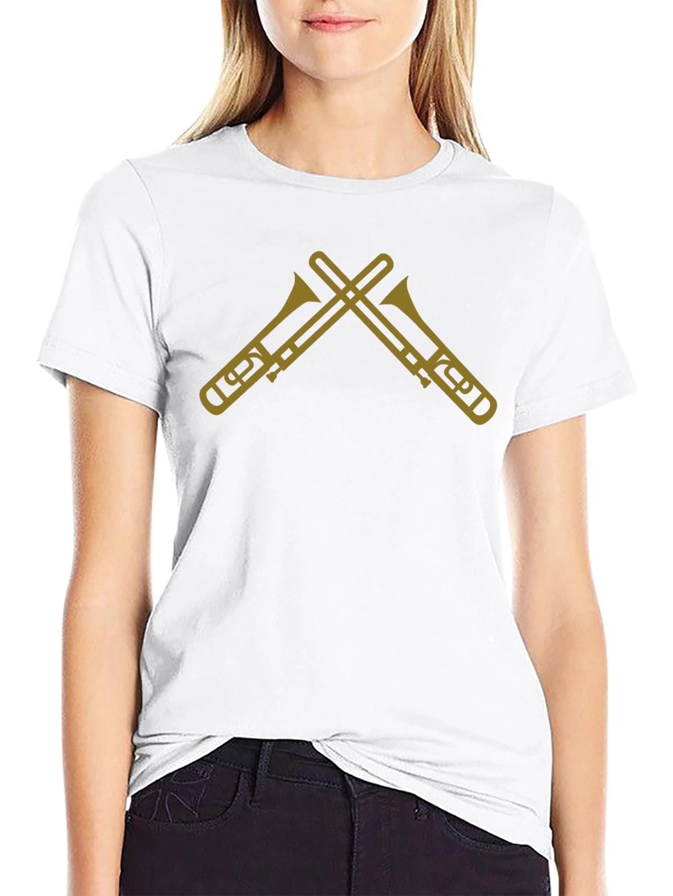 Trombone Graphic Tee - Musicians T-Shirt