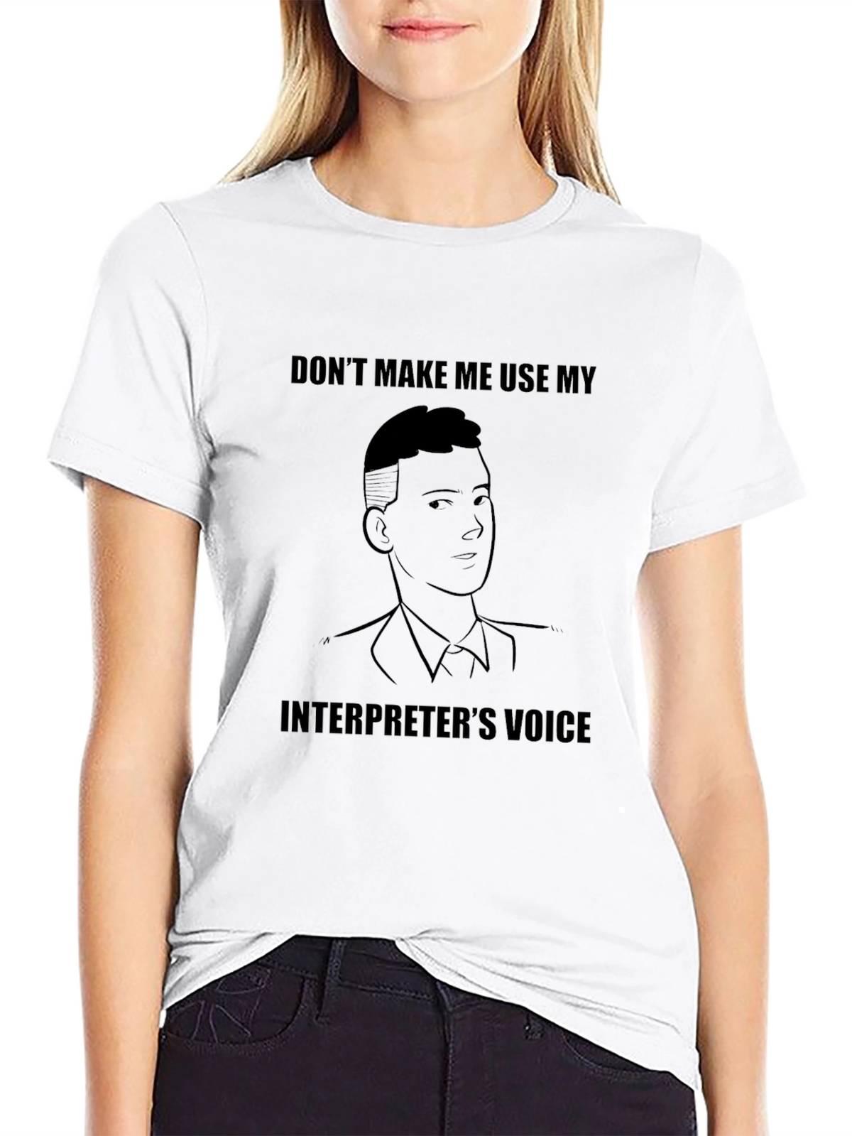 Interpreters Voice Graphic Tee - Funny T-Shirt