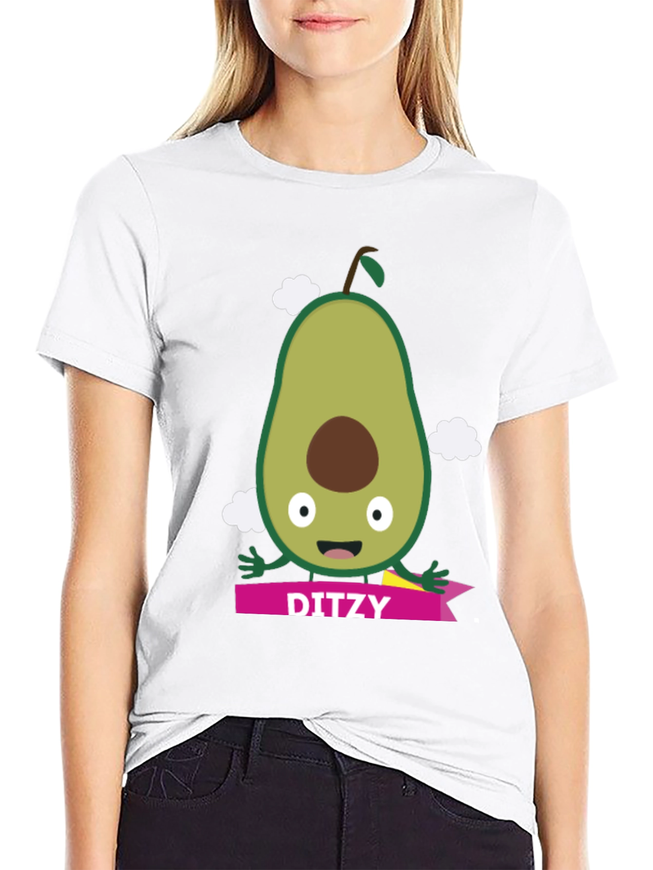 DITZY Avocado Graphic T-Shirt - Fun Trendy Apparel
