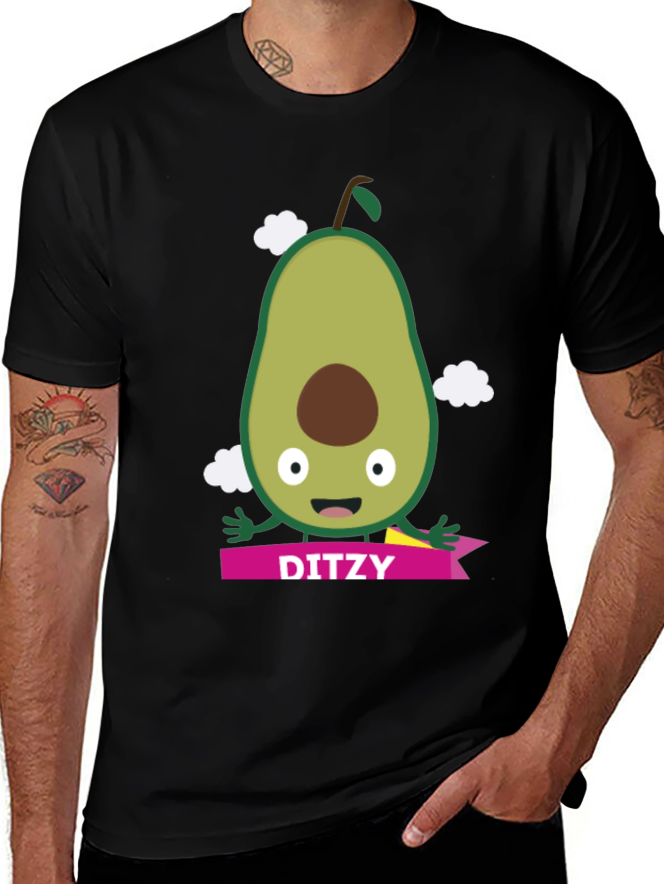 DITZY Avocado Graphic T-Shirt - Fun Trendy Apparel