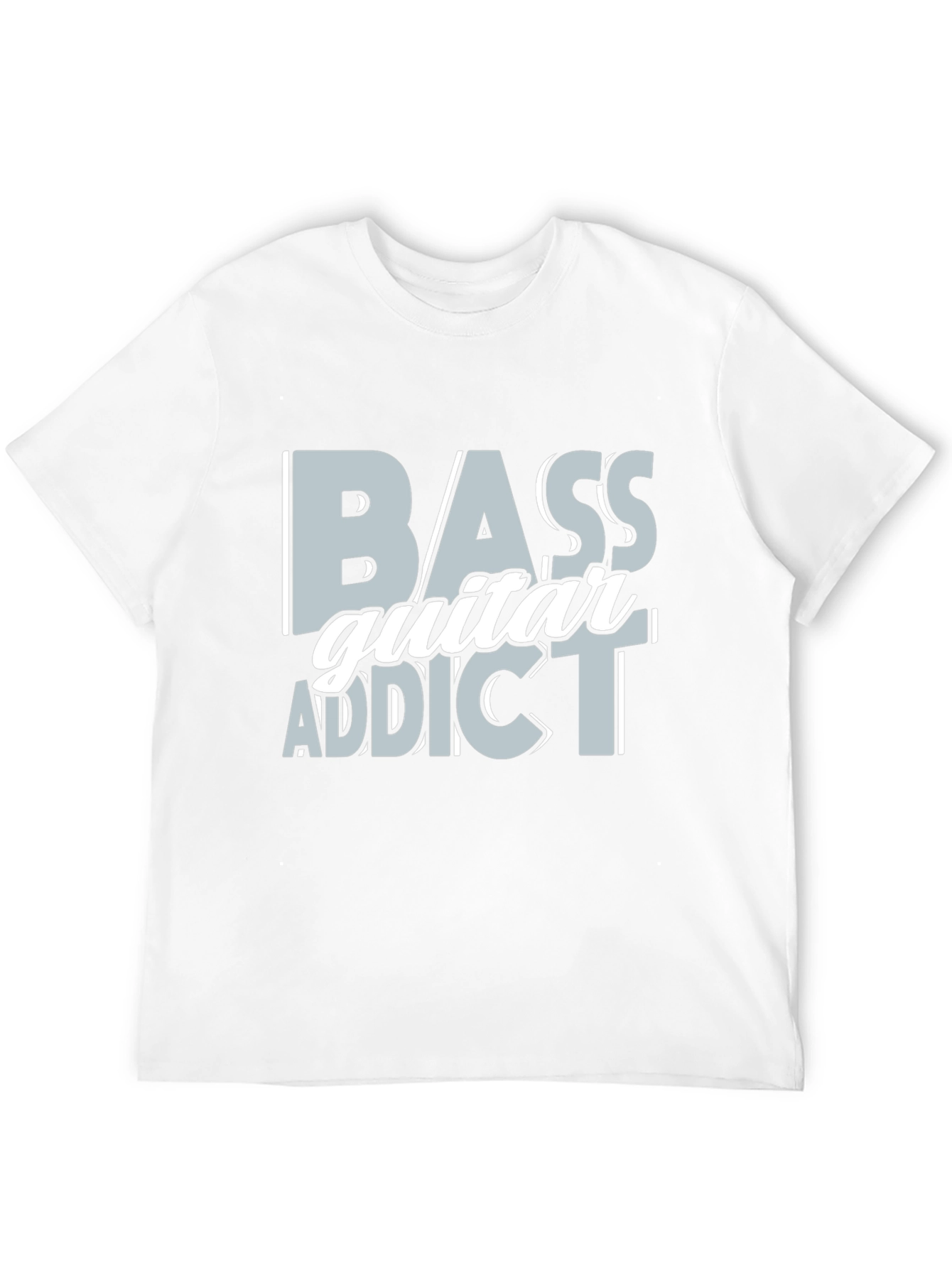 Bass Guitar Addict Black T-Shirt