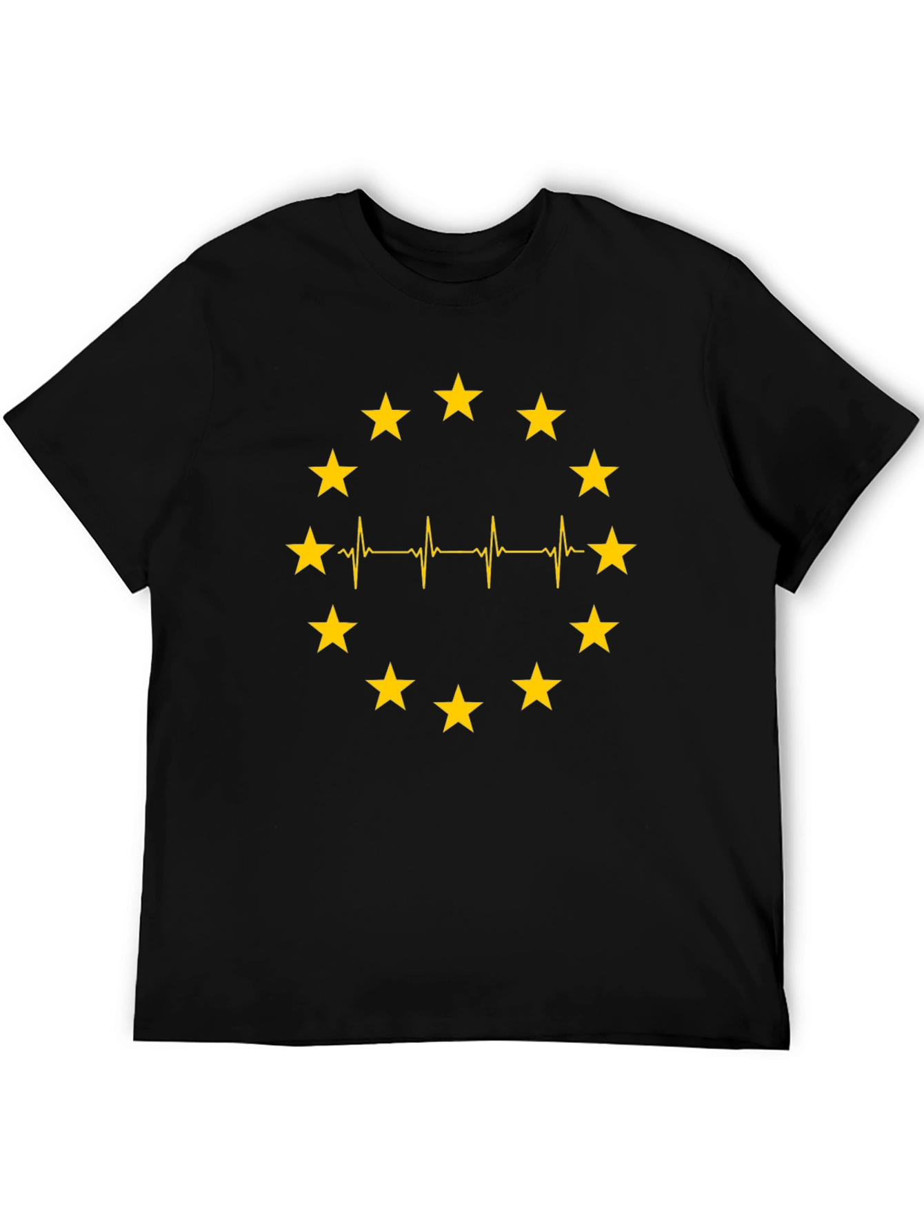EU Heartbeat T-Shirt - European Union Pride Tee