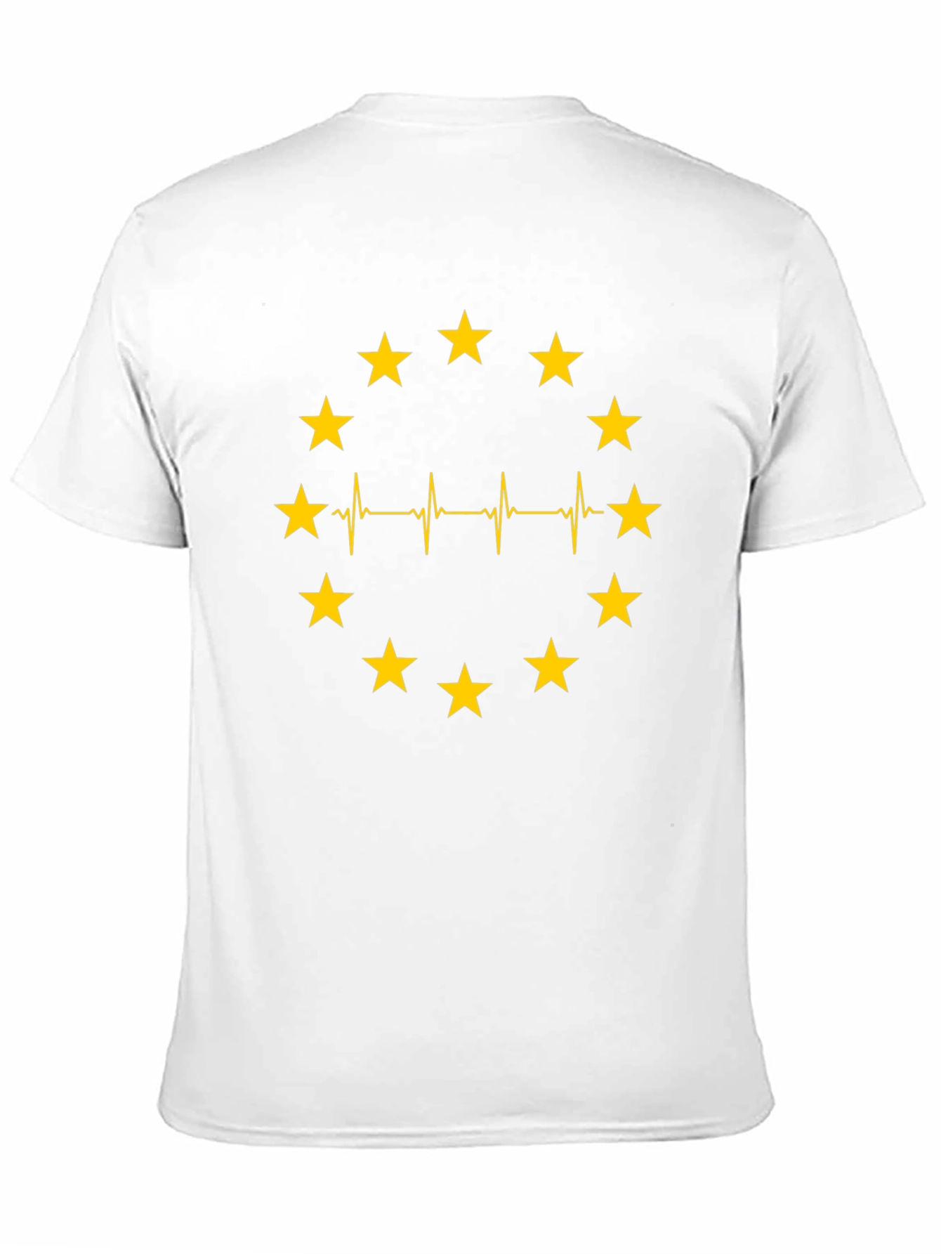 EU Heartbeat T-Shirt - European Union Pride Tee