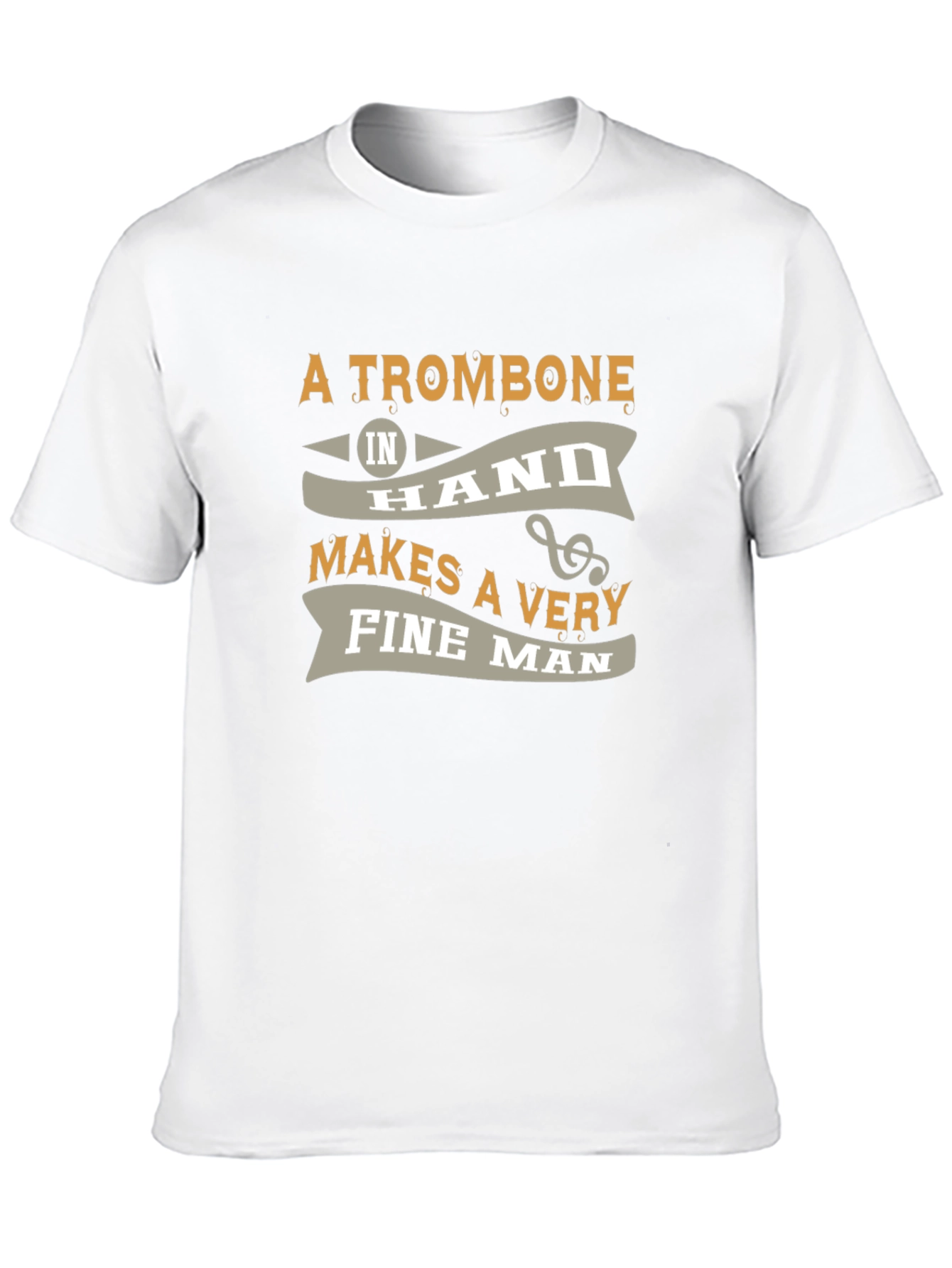 Trombone Mans T-Shirt - Musical Instrument Gift