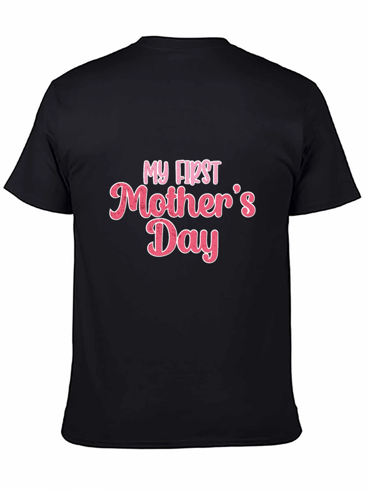 My First Mothers Day T-Shirt - Black