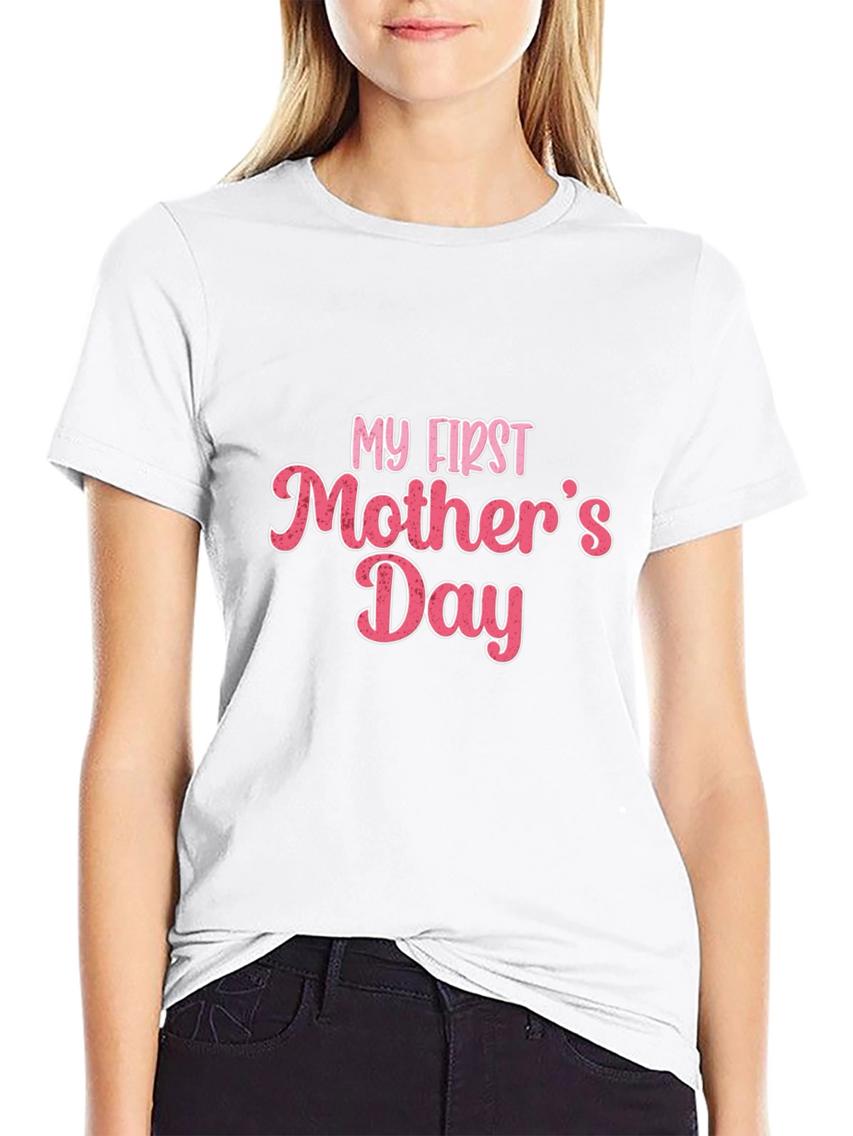 My First Mothers Day T-Shirt - Black
