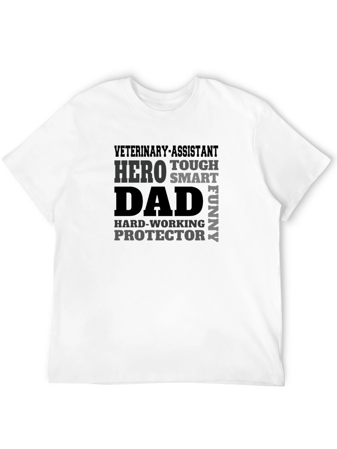 Veterinary Assistant Dad T-Shirt - Hero Protector