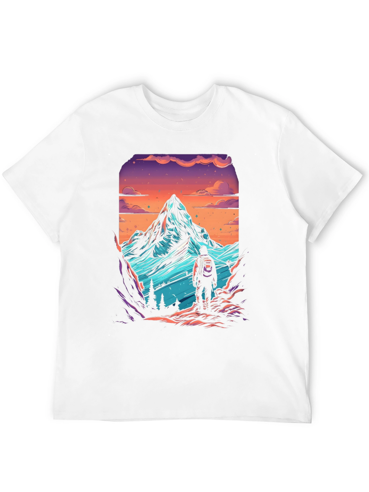 Mountain Hiker Graphic Tee - Adventure Awaits