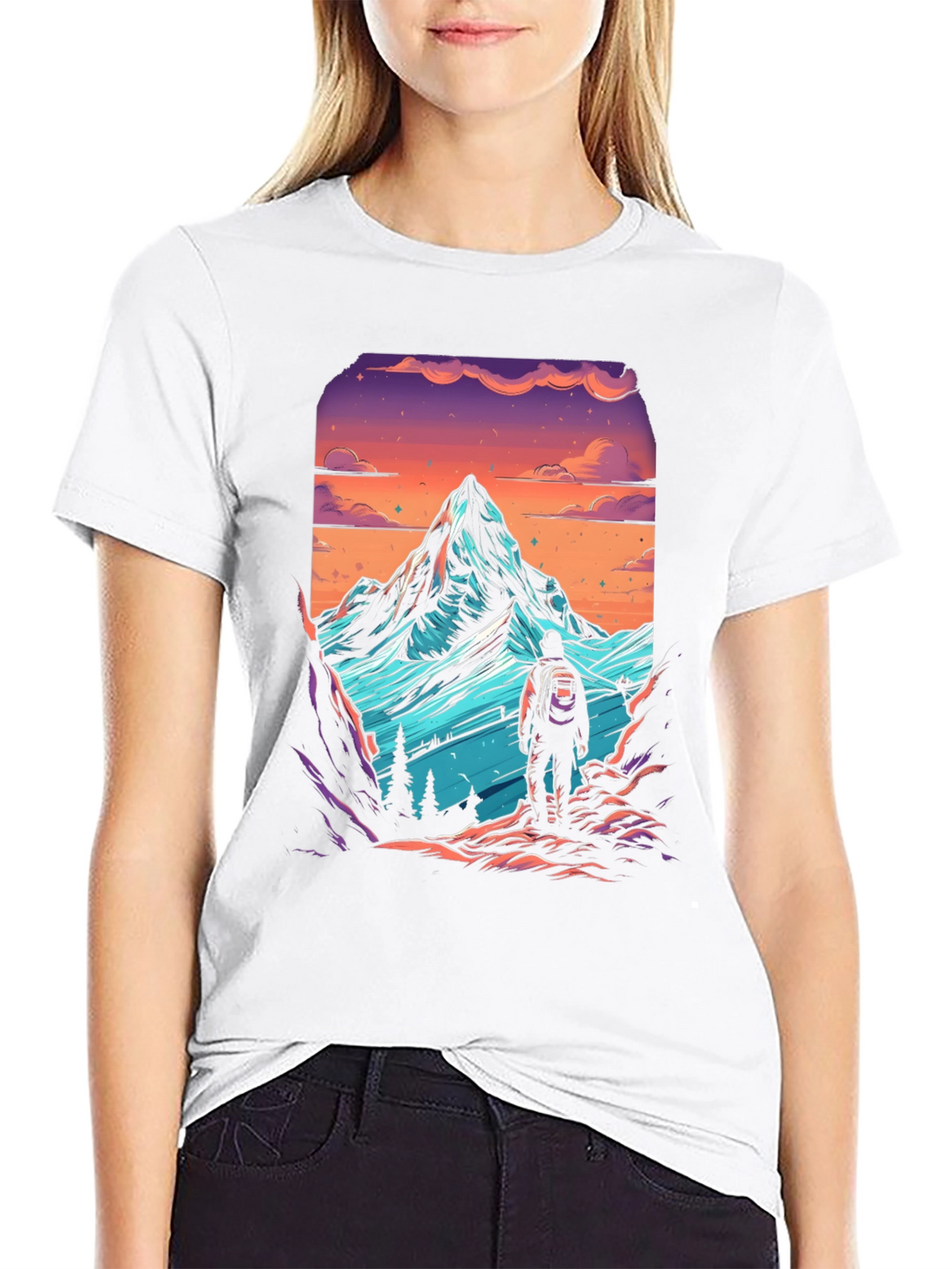 Mountain Hiker Graphic Tee - Adventure Awaits
