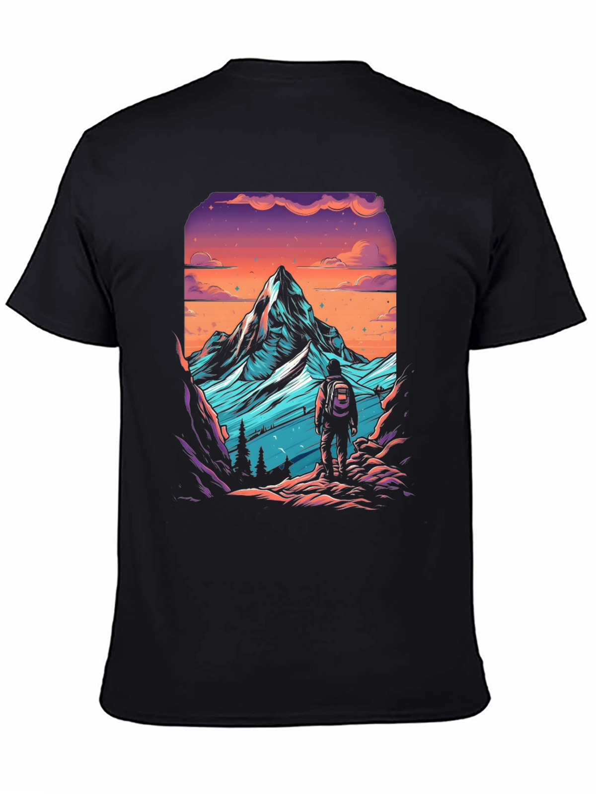 Mountain Hiker Graphic Tee - Adventure Awaits