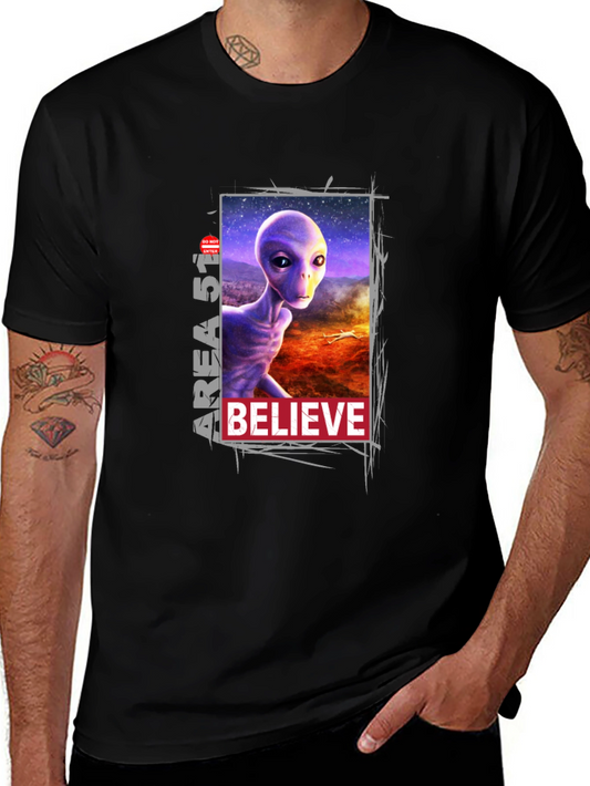 Area 51 Alien Believe Graphic Tee