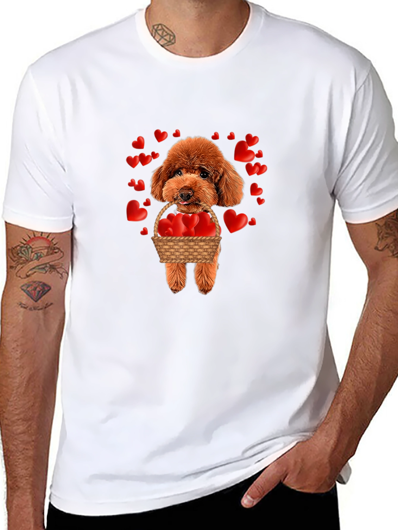 Valentines Day Dog T-Shirt