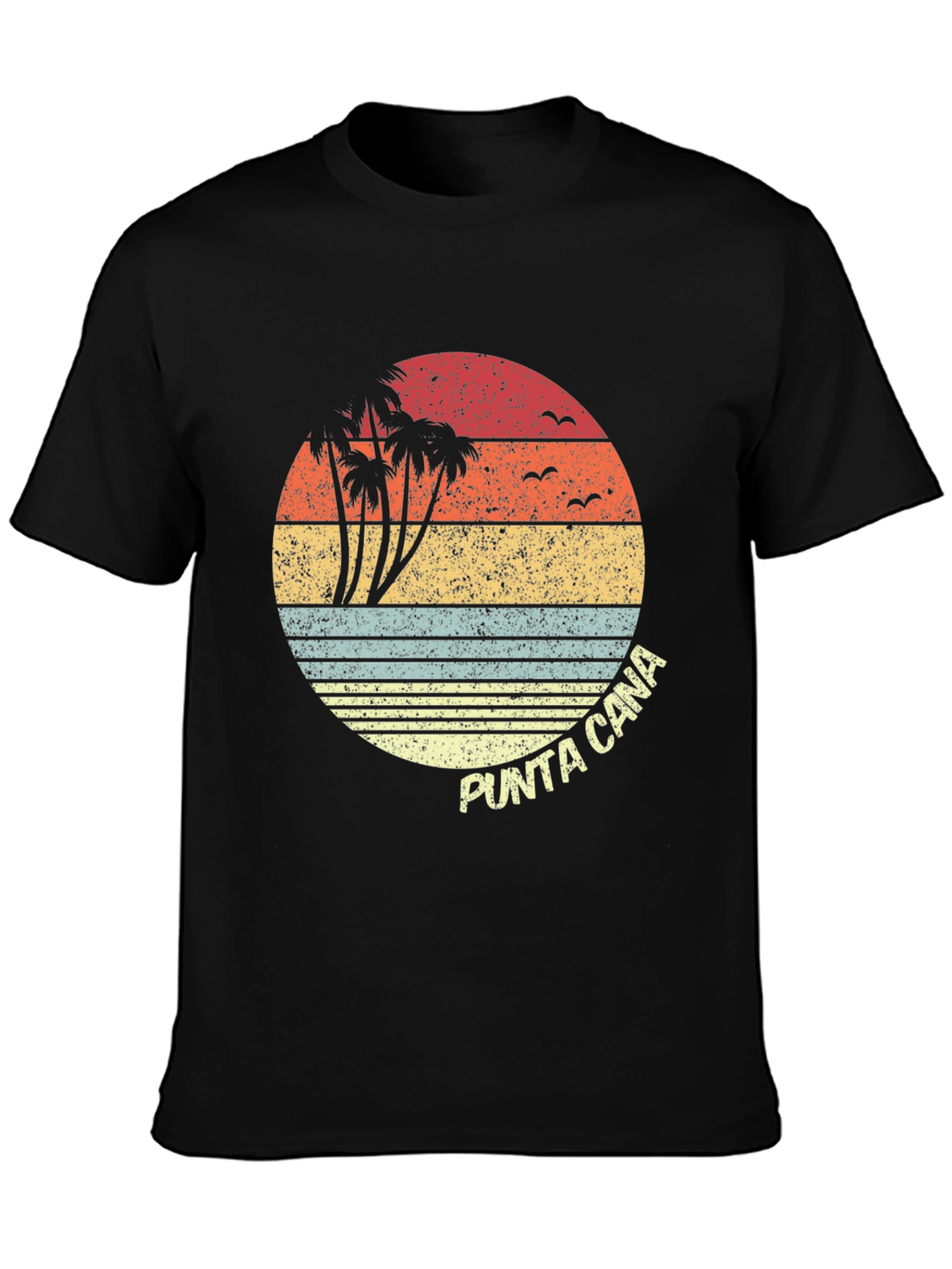 Punta Cana Retro Sunset T-Shirt