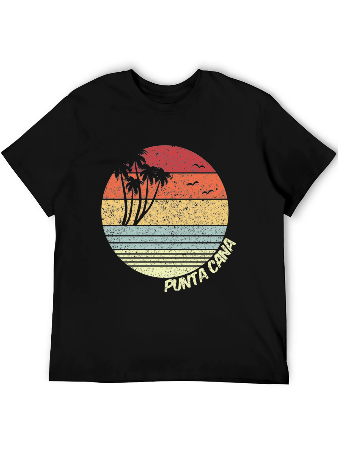 Punta Cana Retro Sunset T-Shirt