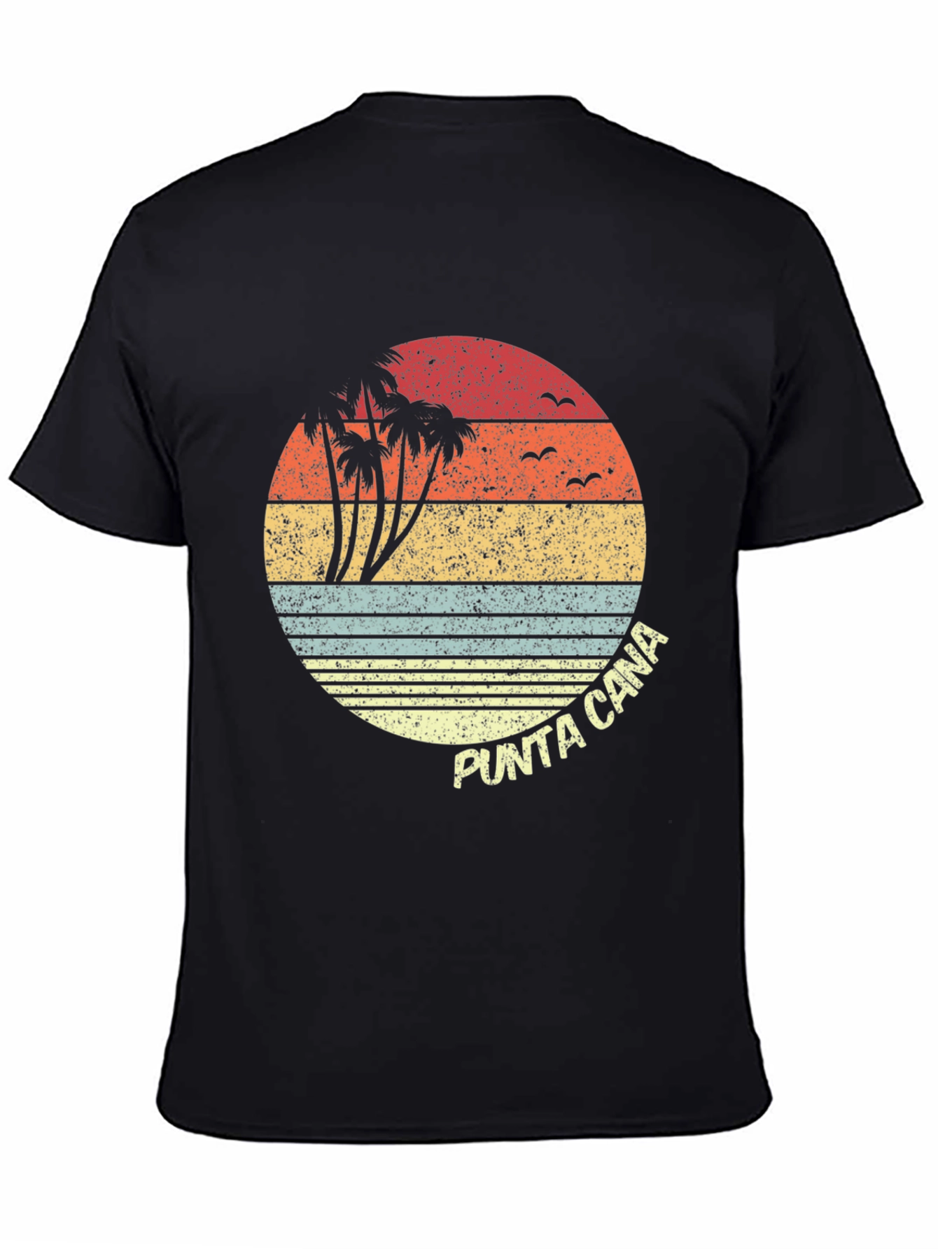Punta Cana Retro Sunset T-Shirt