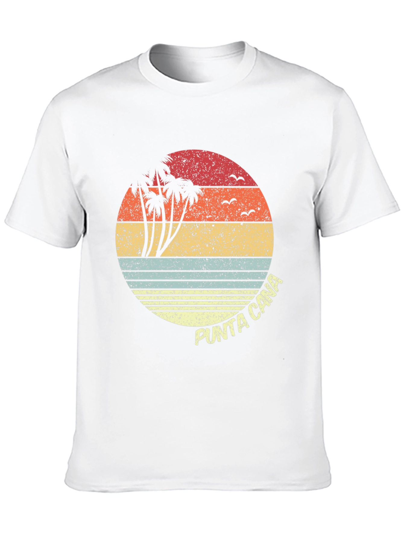 Punta Cana Retro Sunset T-Shirt