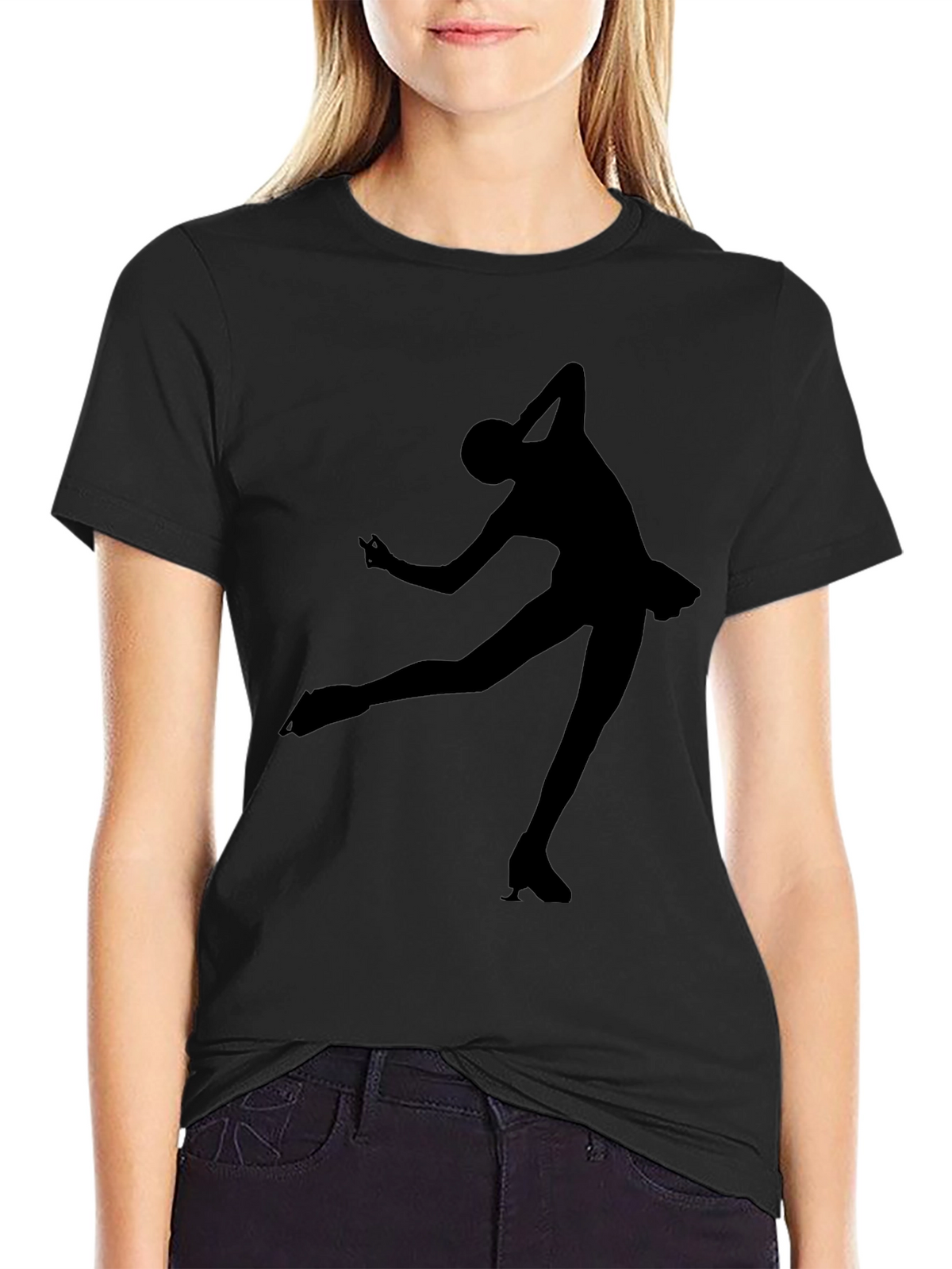 Figure Skating Silhouette T-Shirt