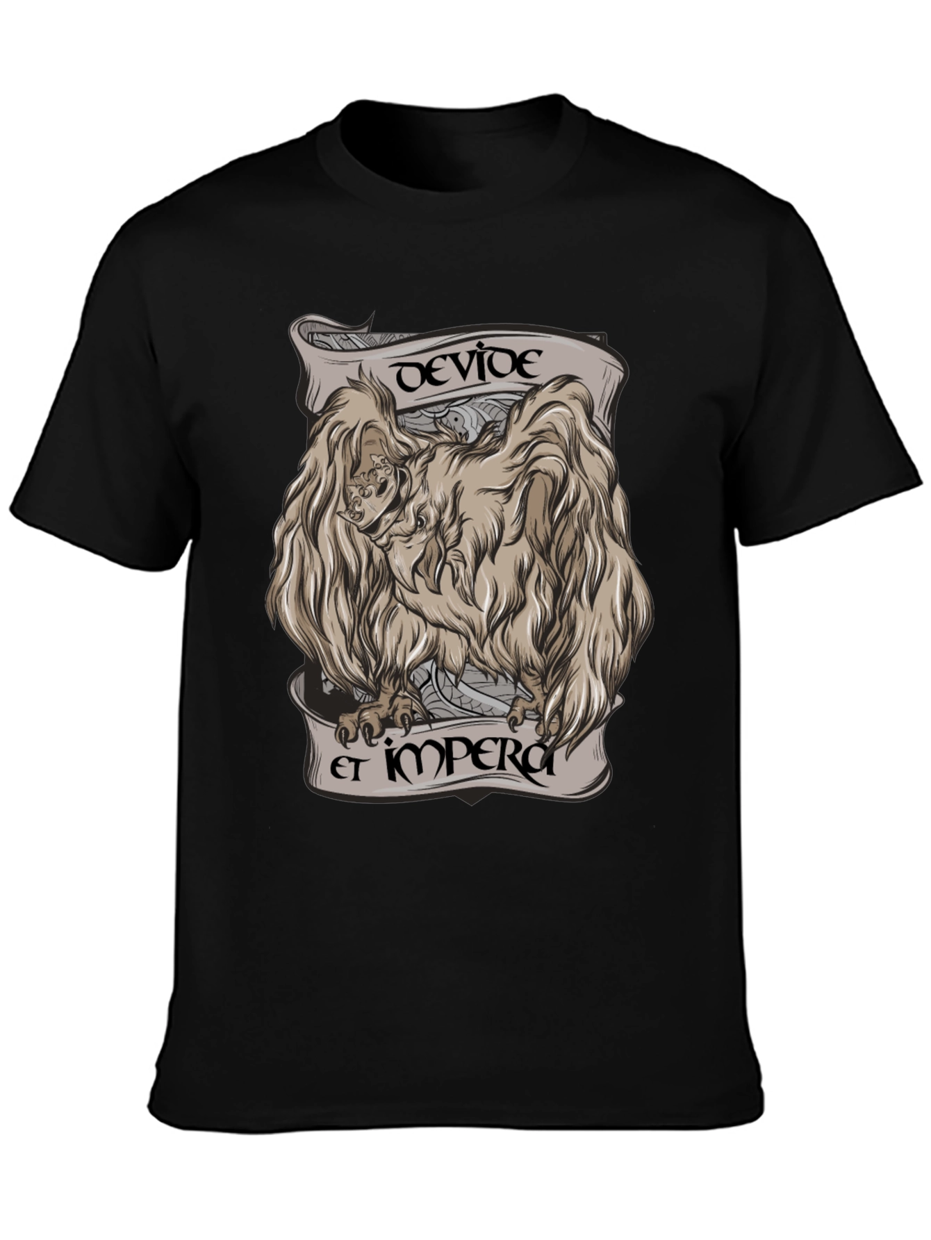 Divide Et Impera Graphic Tee - Black