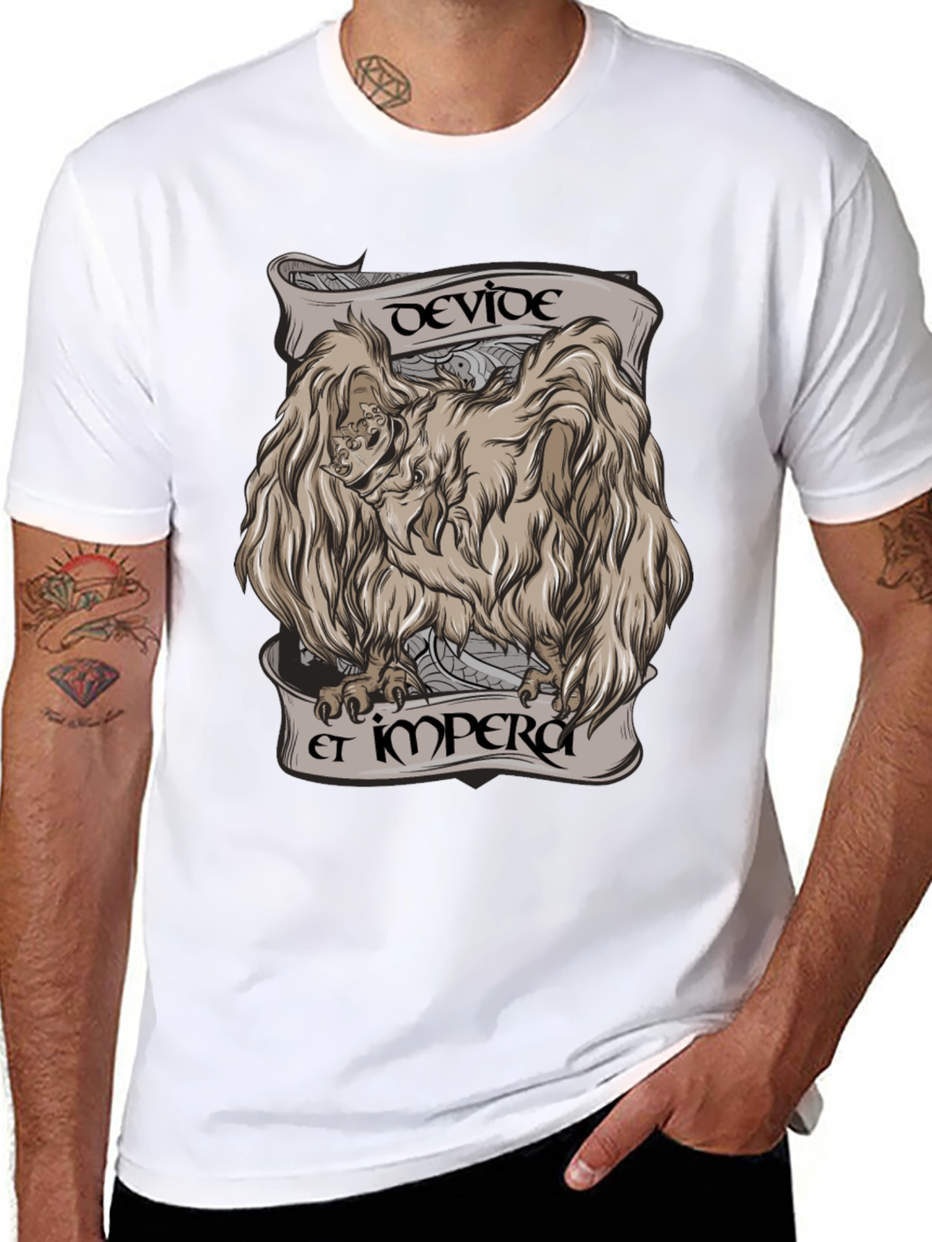 Divide Et Impera Graphic Tee - Black