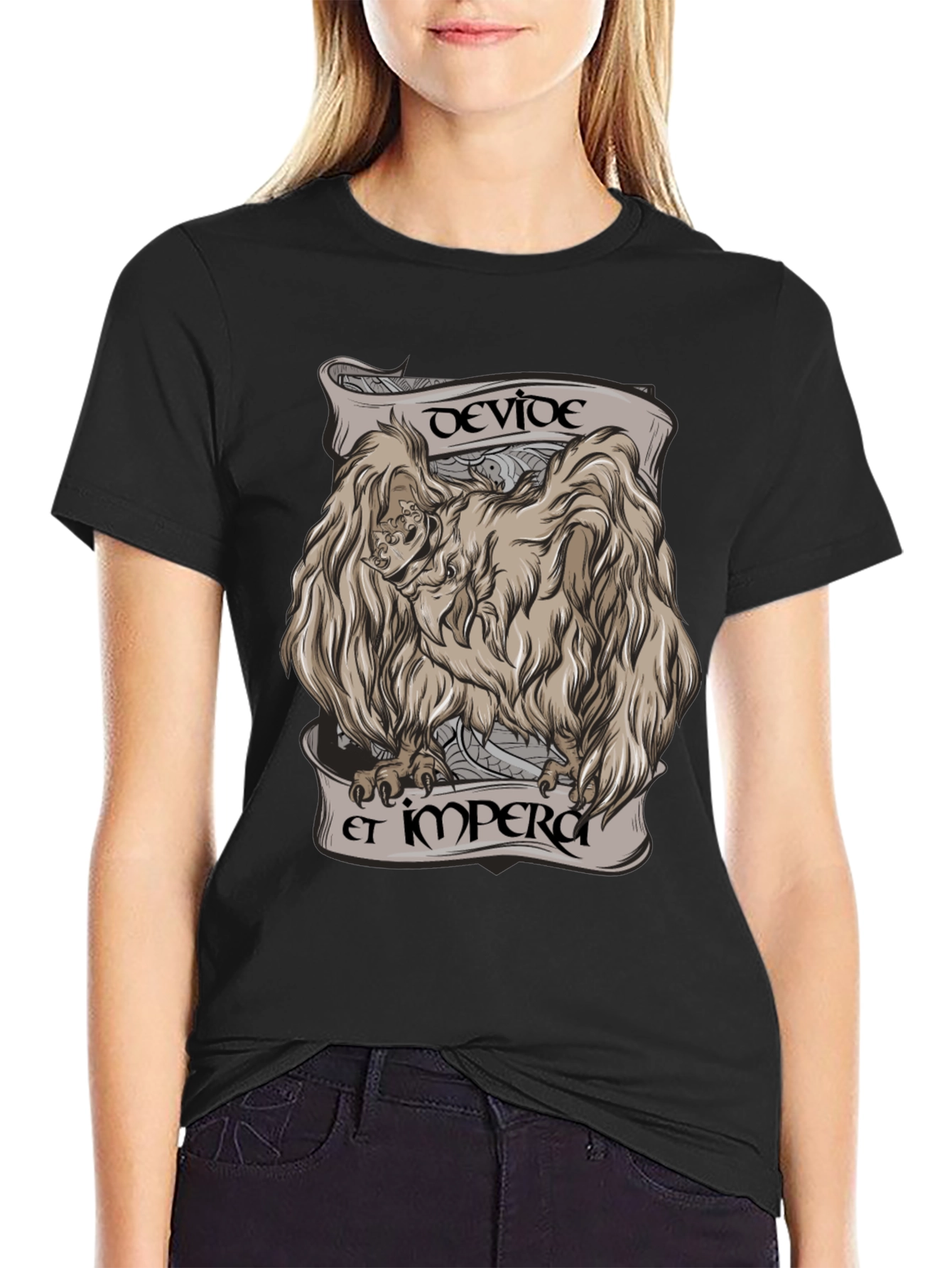 Divide Et Impera Graphic Tee - Black