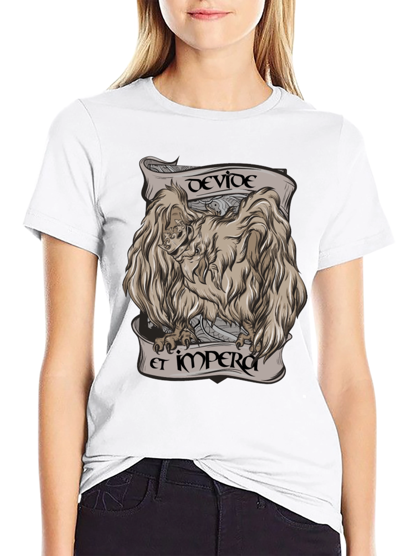 Divide Et Impera Graphic Tee - Black