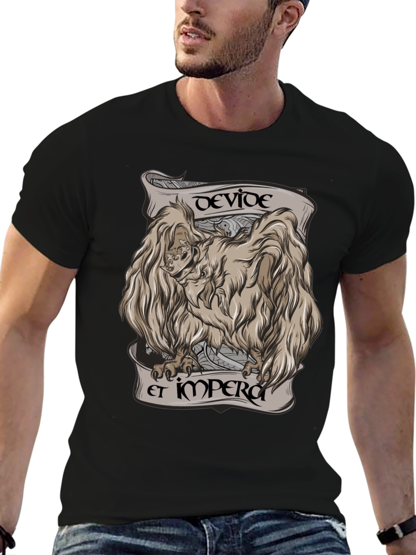 Divide Et Impera Graphic Tee - Black