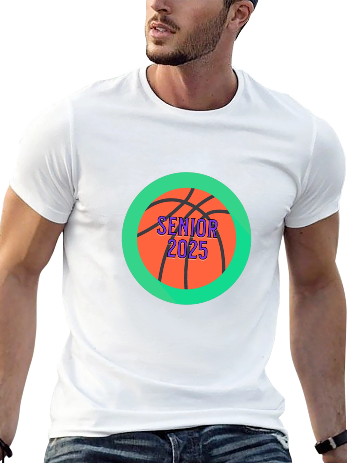 Senior 2025 Basketball Graphic Tee